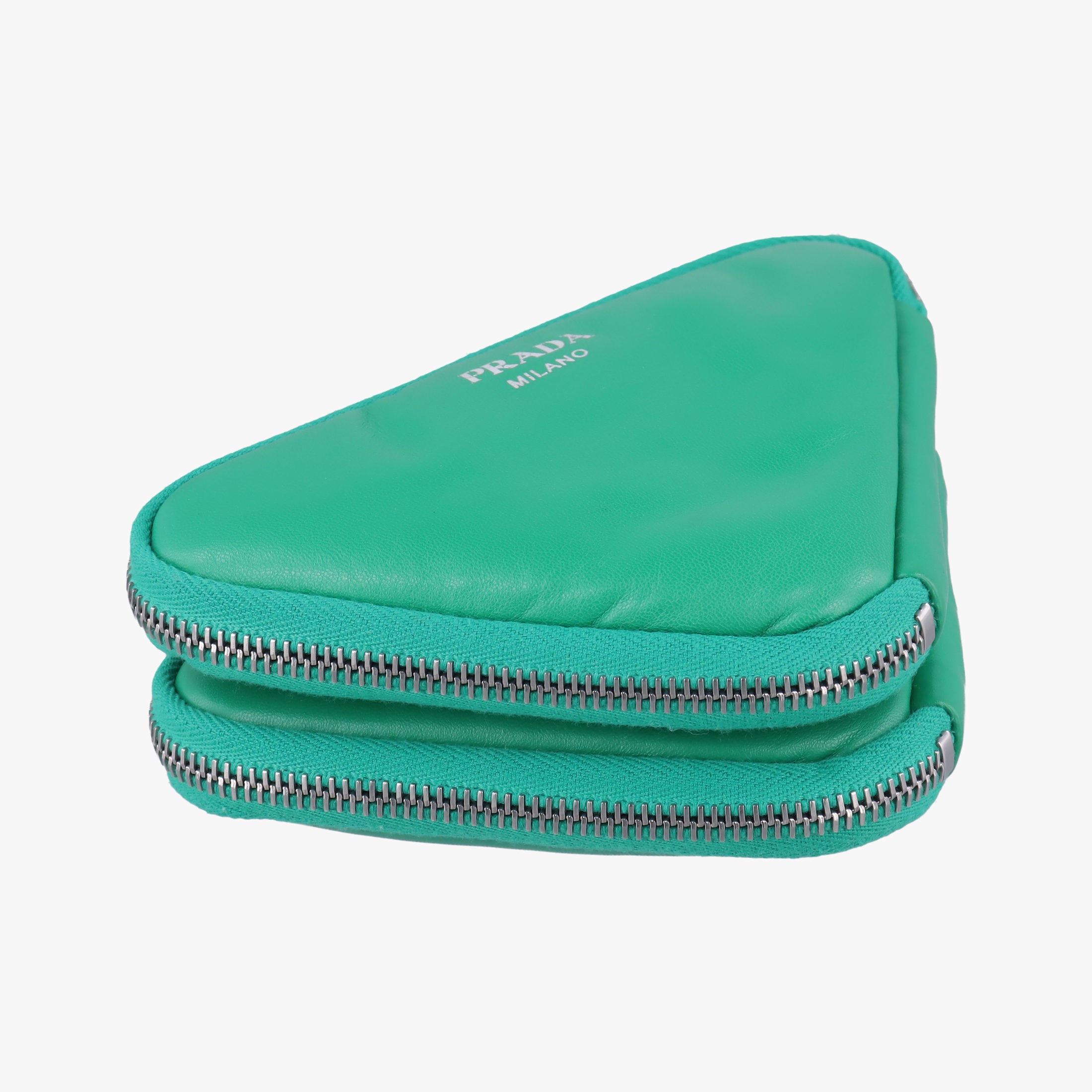 triangle mini Green Leather 1NR015 62トライアングル ミニ グリーン レザー 1NR015 62
