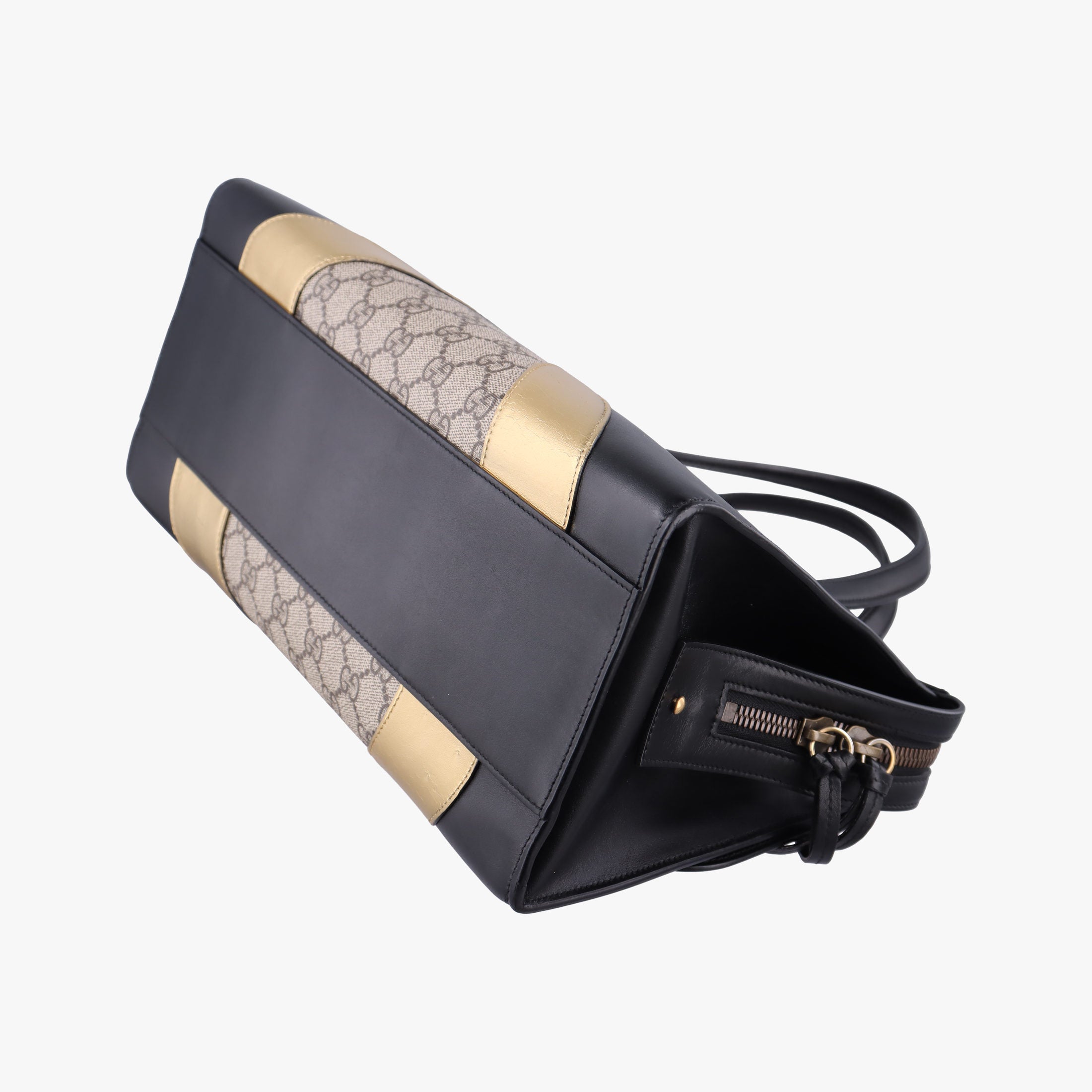 Osiride beige×black×Multicolour PVC coated canvas×Leather 476435 H022447217オジリデ ベージュ×ブラック×マルチカラー PVCコーティングキャンバス×レザー 476435 H022447217