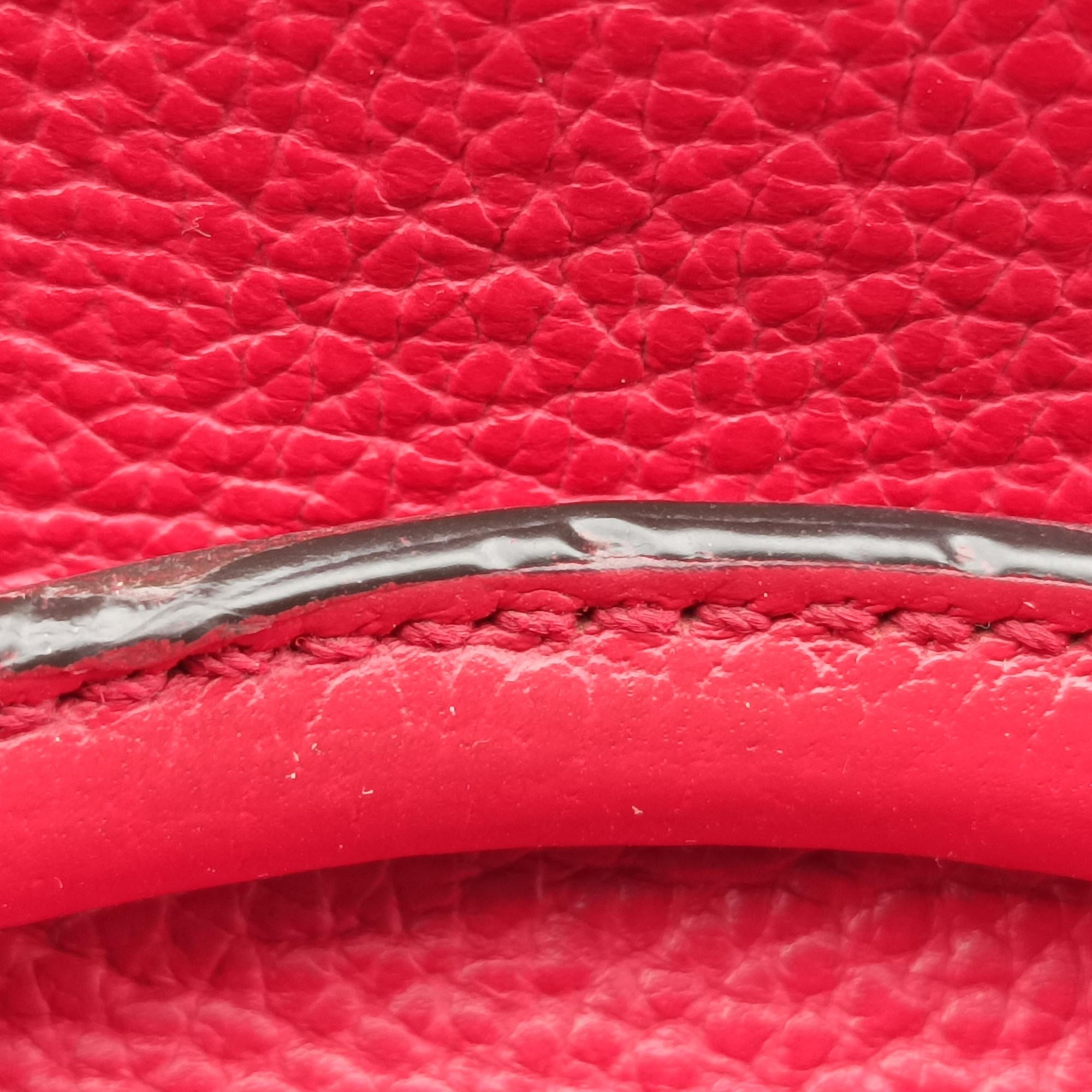 Dome Large GG Charm Red Leather 449660 C021251445ドーム ラージ GG チャーム レッド レザー 449660 C021251445