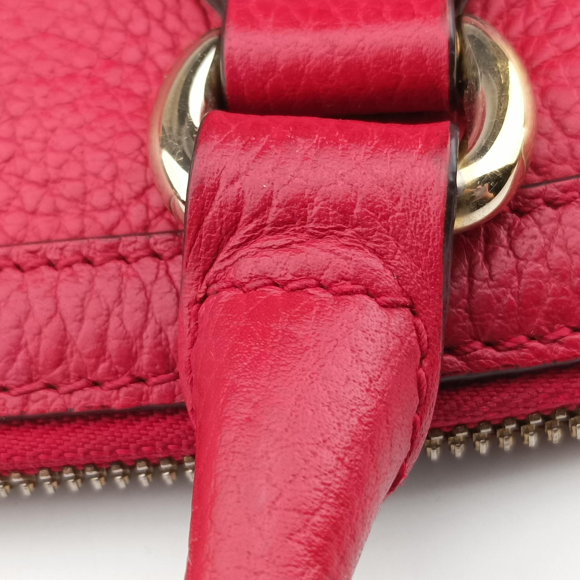 Dome Large GG Charm Red Leather 449660 C021251445ドーム ラージ GG チャーム レッド レザー 449660 C021251445
