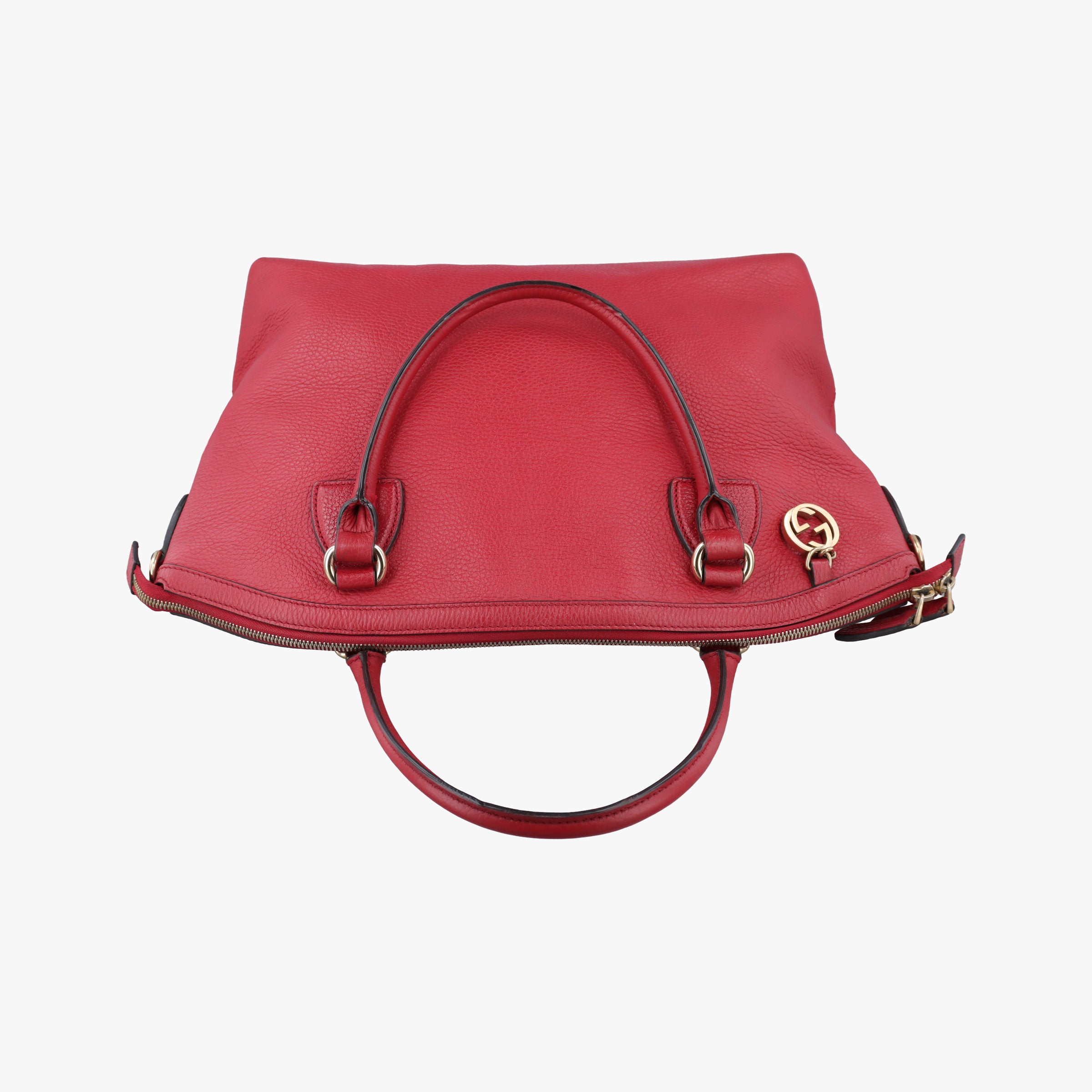 Dome Large GG Charm Red Leather 449660 C021251445ドーム ラージ GG チャーム レッド レザー 449660 C021251445