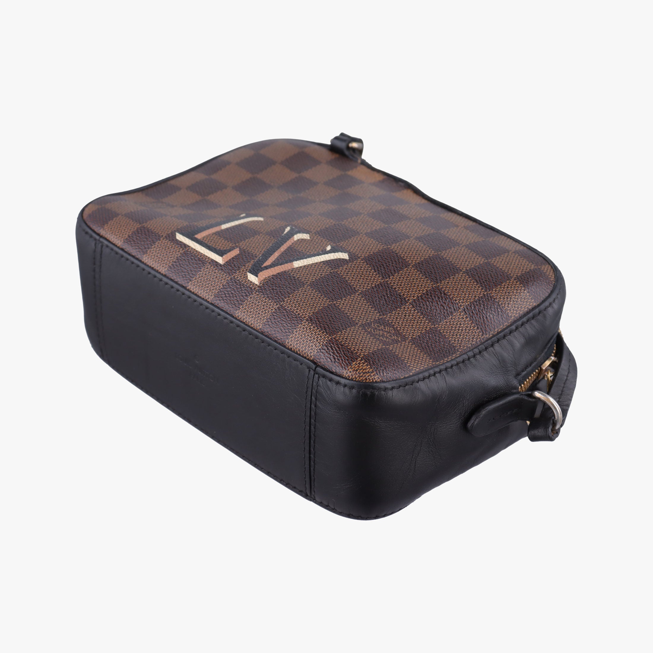 SANTA MONICA EBENE×Noir Damier Canvas×Leather N40189 CA4138サンタモニカ エベヌ×ノワール ダミエキャンバス×レザー N40189 CA4138