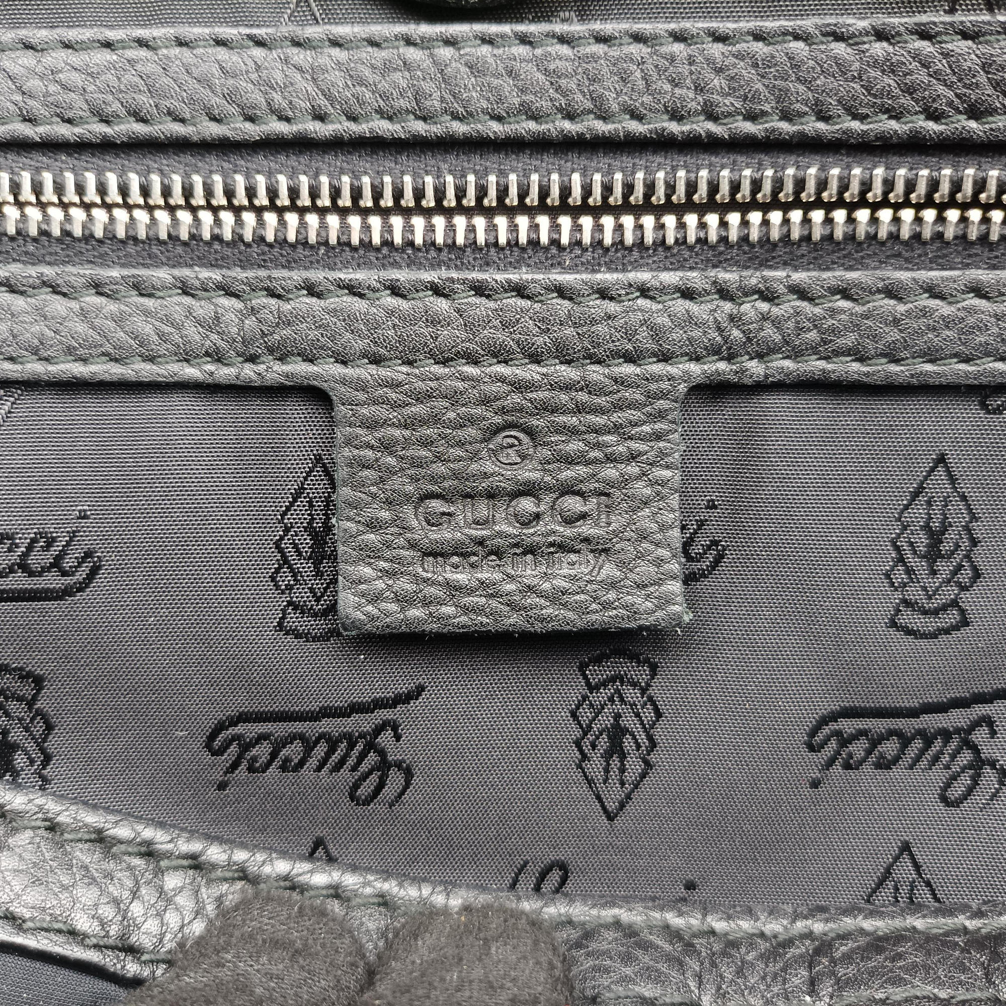 GG Neoprene Techno Tag Black fabric × Leather 241102 H7547429GG ネオプレン シリーズ ブラック ファブリック× レザー 241102 H7547429