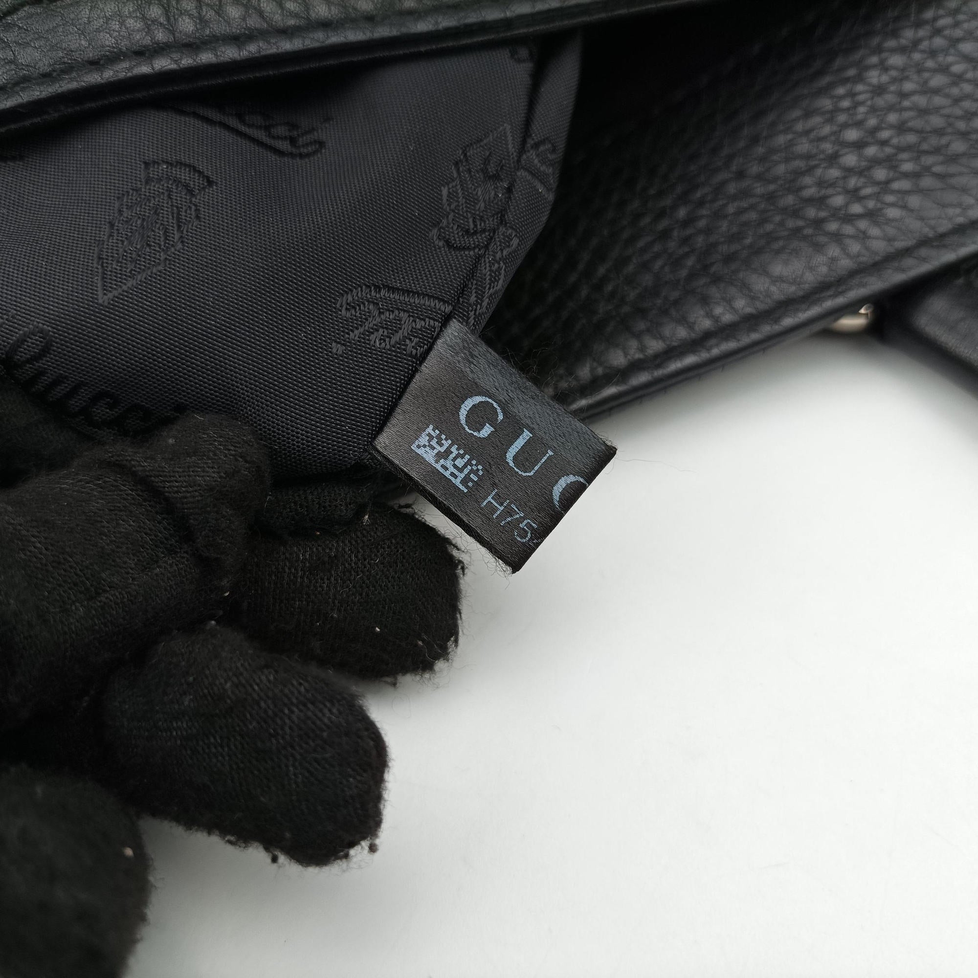 GG Neoprene Techno Tag Black fabric × Leather 241102 H7547429GG ネオプレン シリーズ ブラック ファブリック× レザー 241102 H7547429