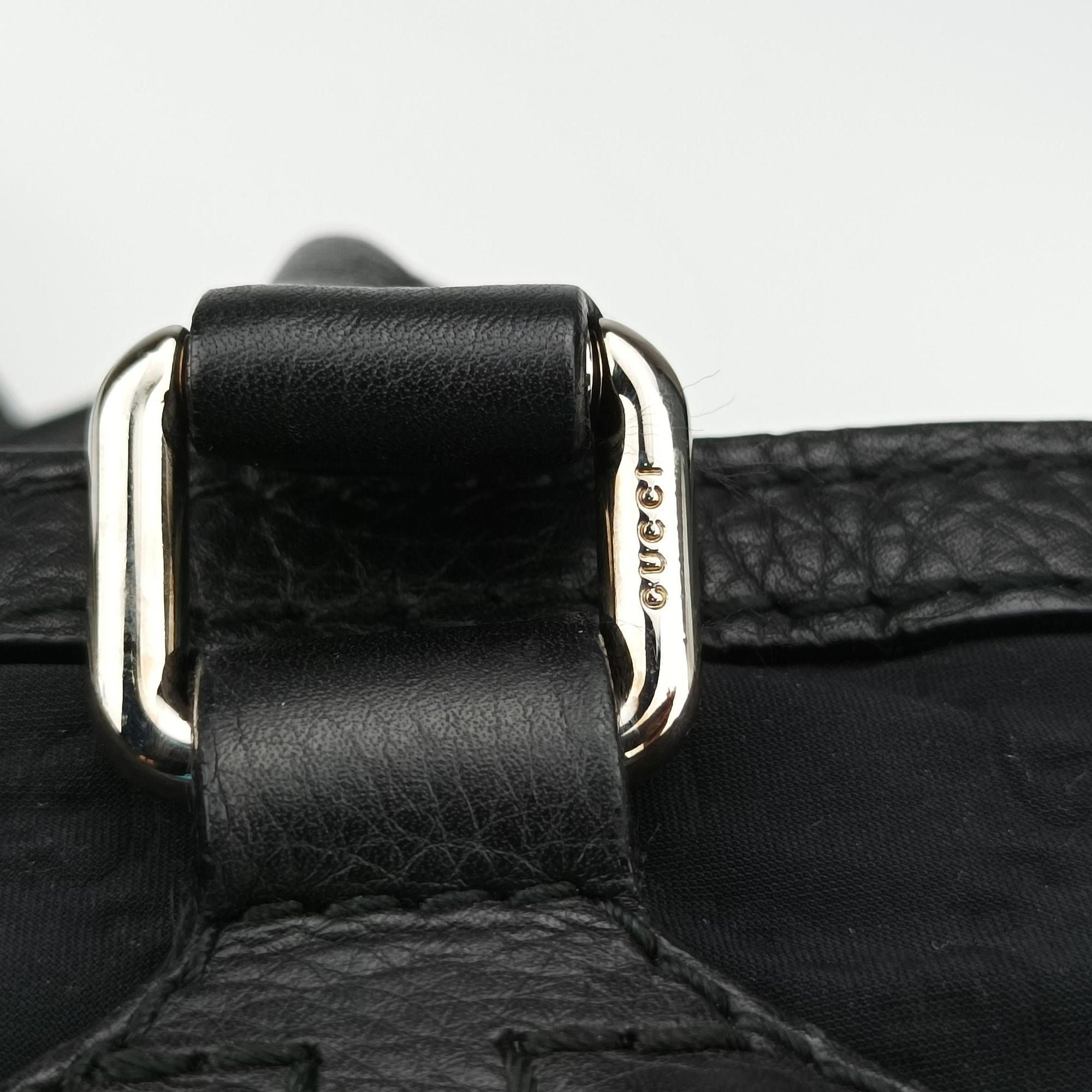 GG Neoprene Techno Tag Black fabric × Leather 241102 H7547429GG ネオプレン シリーズ ブラック ファブリック× レザー 241102 H7547429