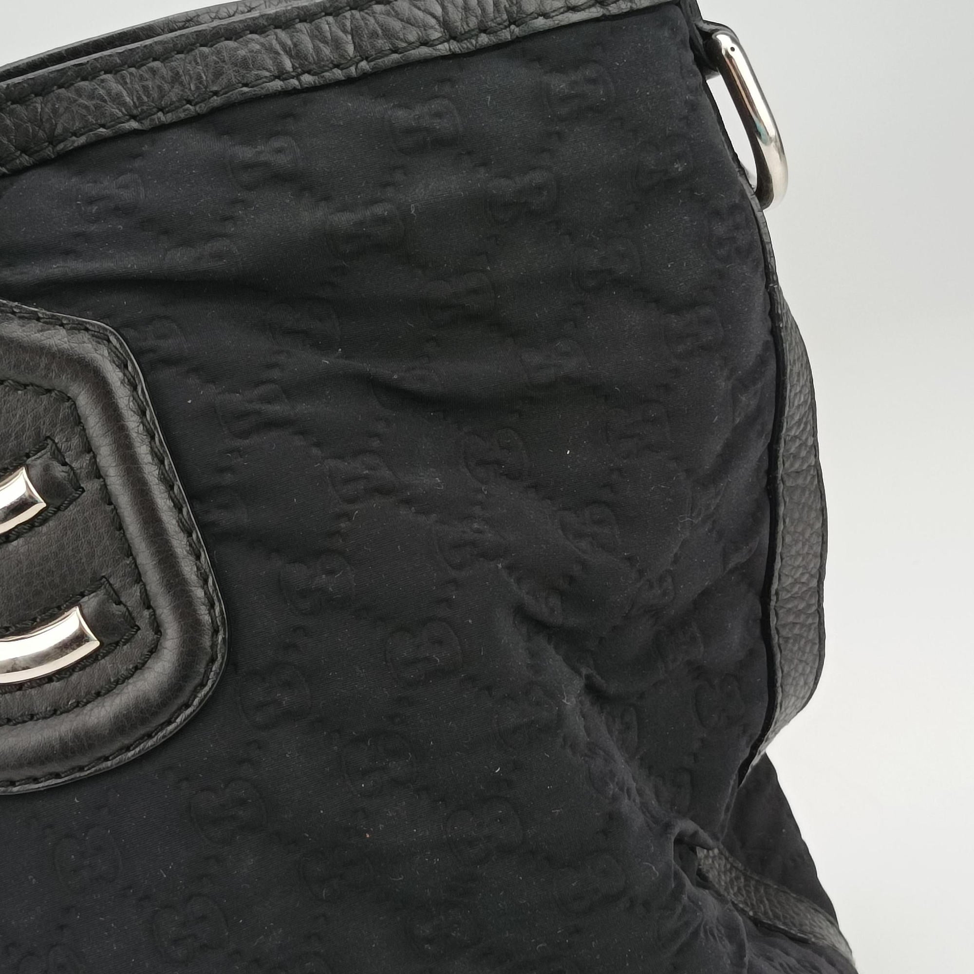 GG Neoprene Techno Tag Black fabric × Leather 241102 H7547429GG ネオプレン シリーズ ブラック ファブリック× レザー 241102 H7547429