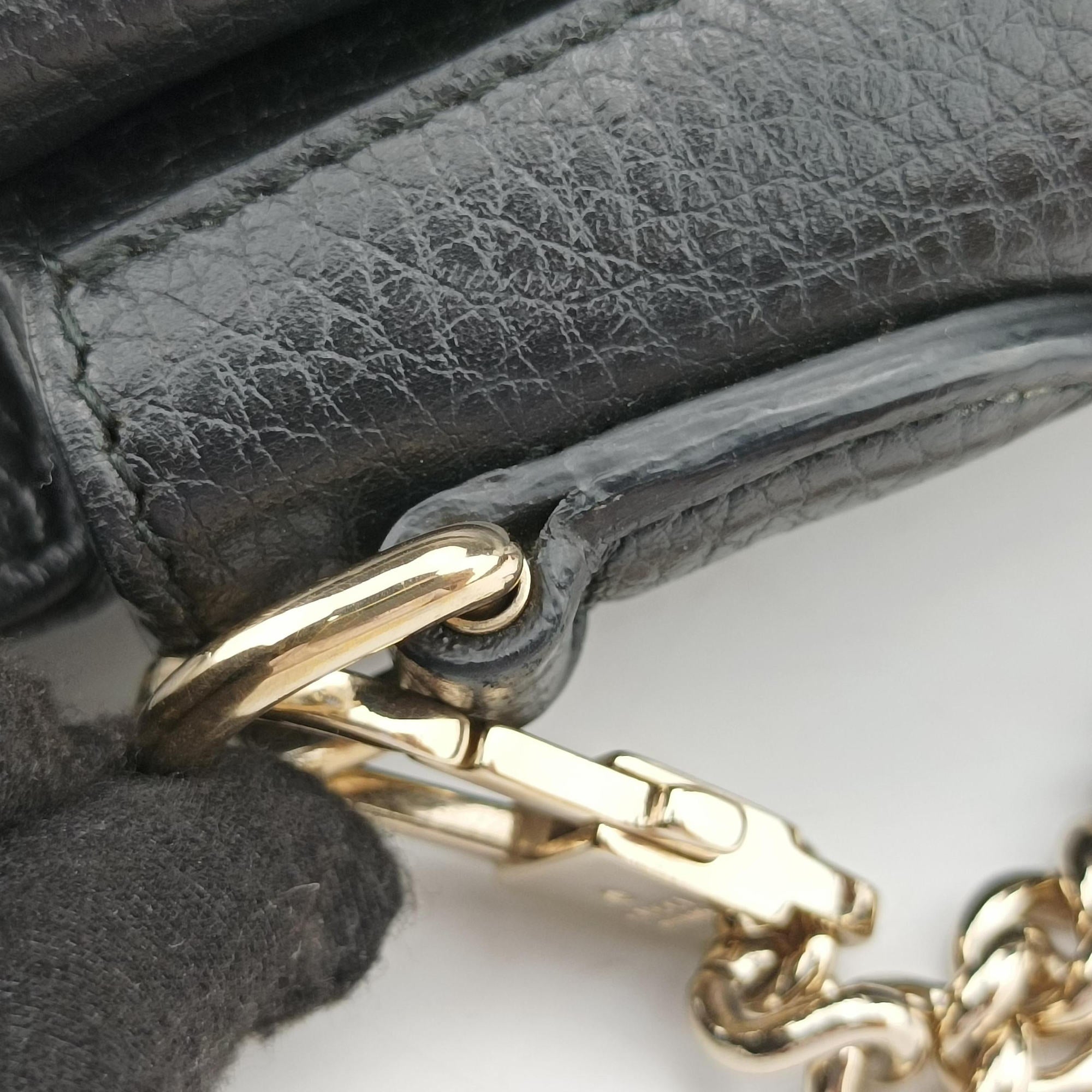 Interlocking G Black Leather 510306 D025516347インターロッキングG ブラック レザー 510306 D025516347