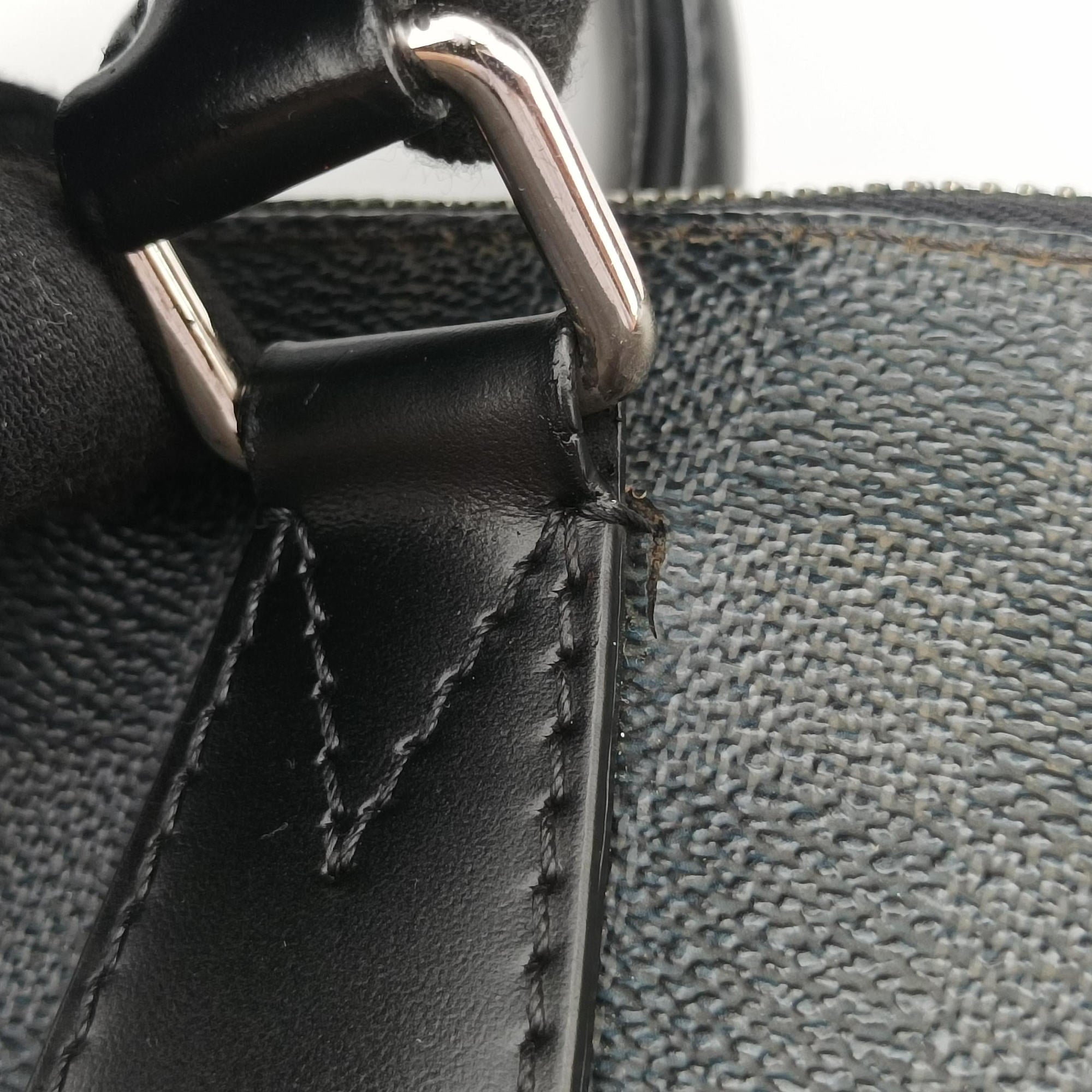 Porte Documents Jour Noir Damier Graphite N48224 SR3143ポルトドキュマン ジュール ノワール ダミエ グラフィット N48224 SR3143