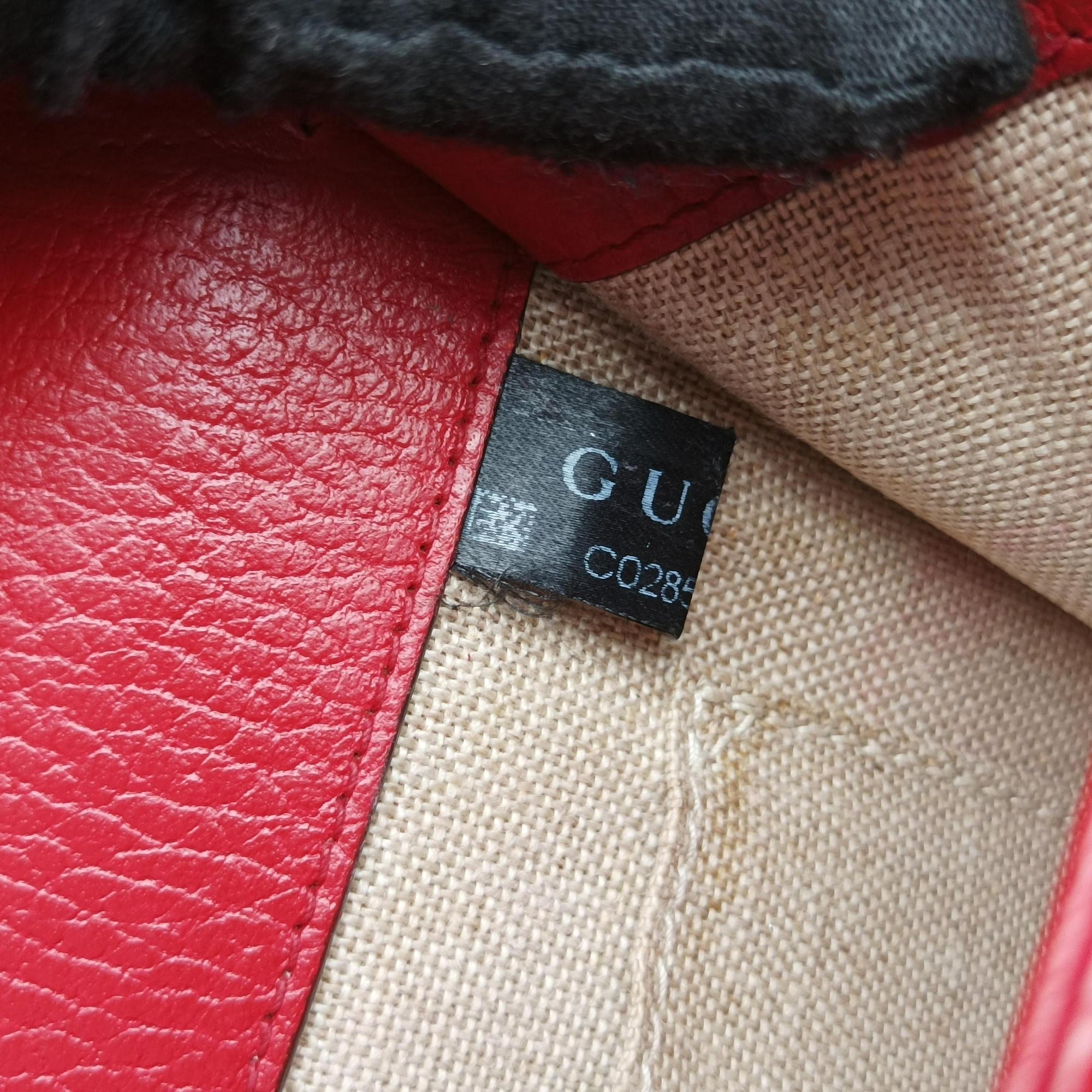 Interlocking G Red Leather 510304 C028568078インターロッキングG レッド レザー 510304 C028568078
