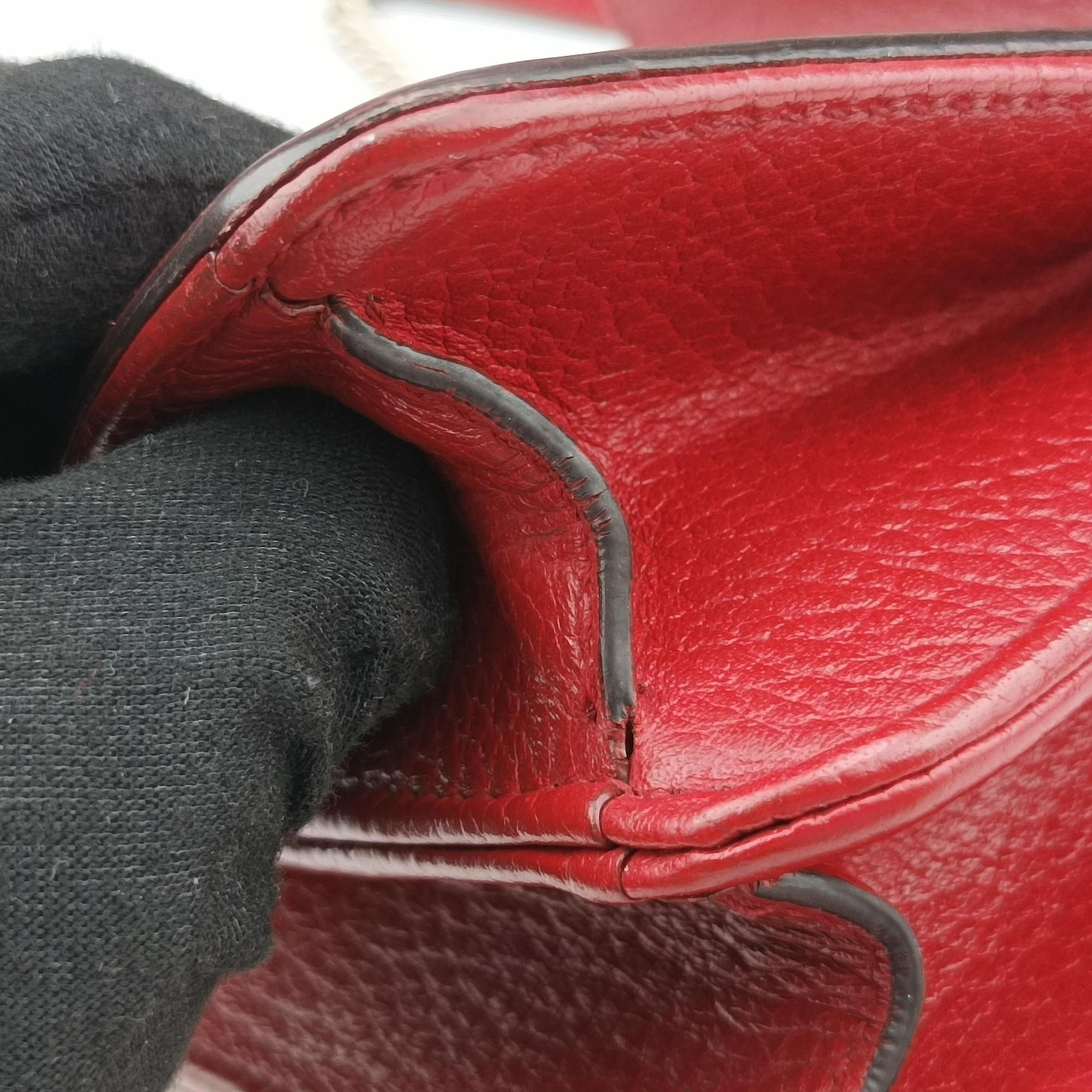 Interlocking G Red Leather 510304 C028568078インターロッキングG レッド レザー 510304 C028568078