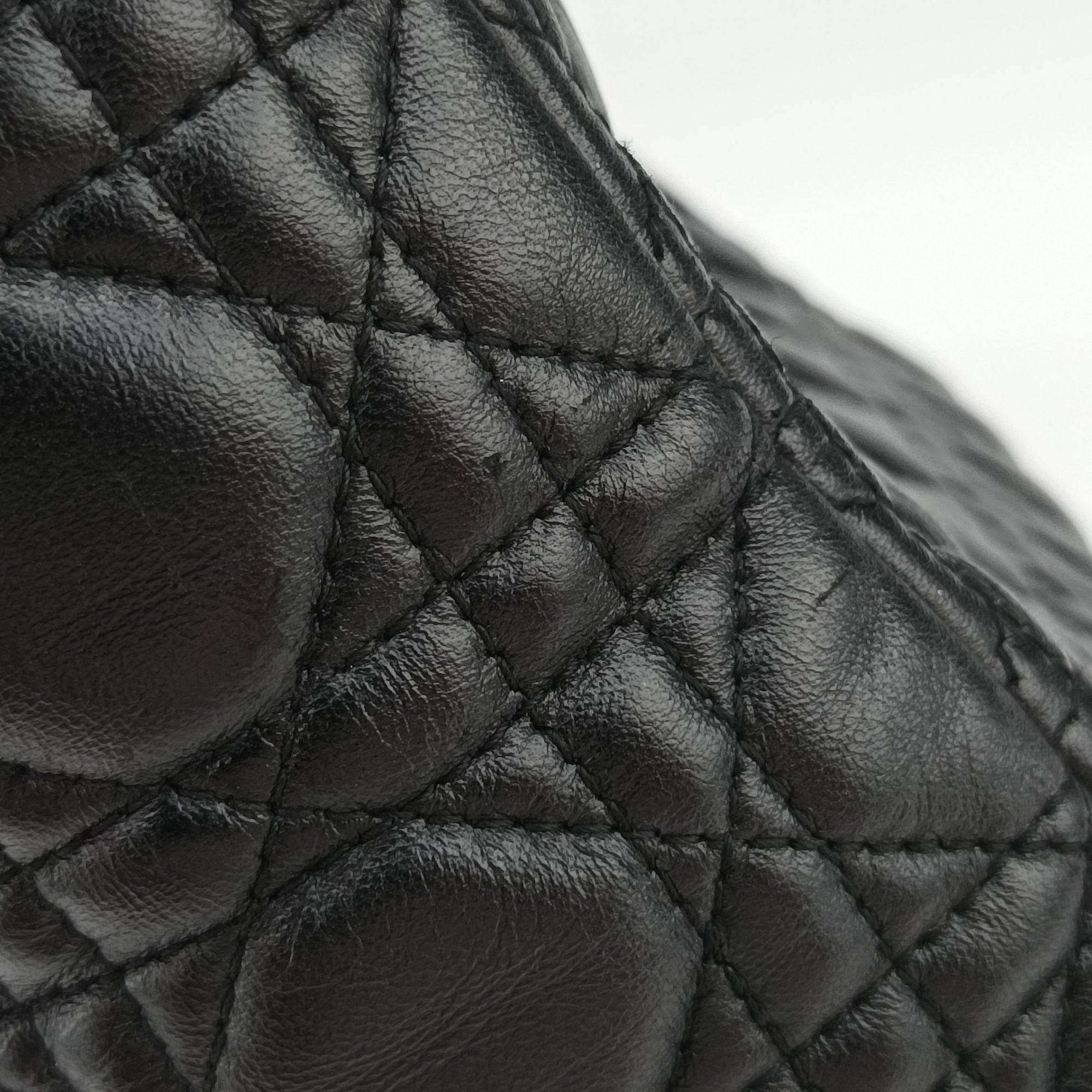 Lady Dior Black lambskin 08-MA-0191レディディオール ブラック ラムスキン 08-MA-0191