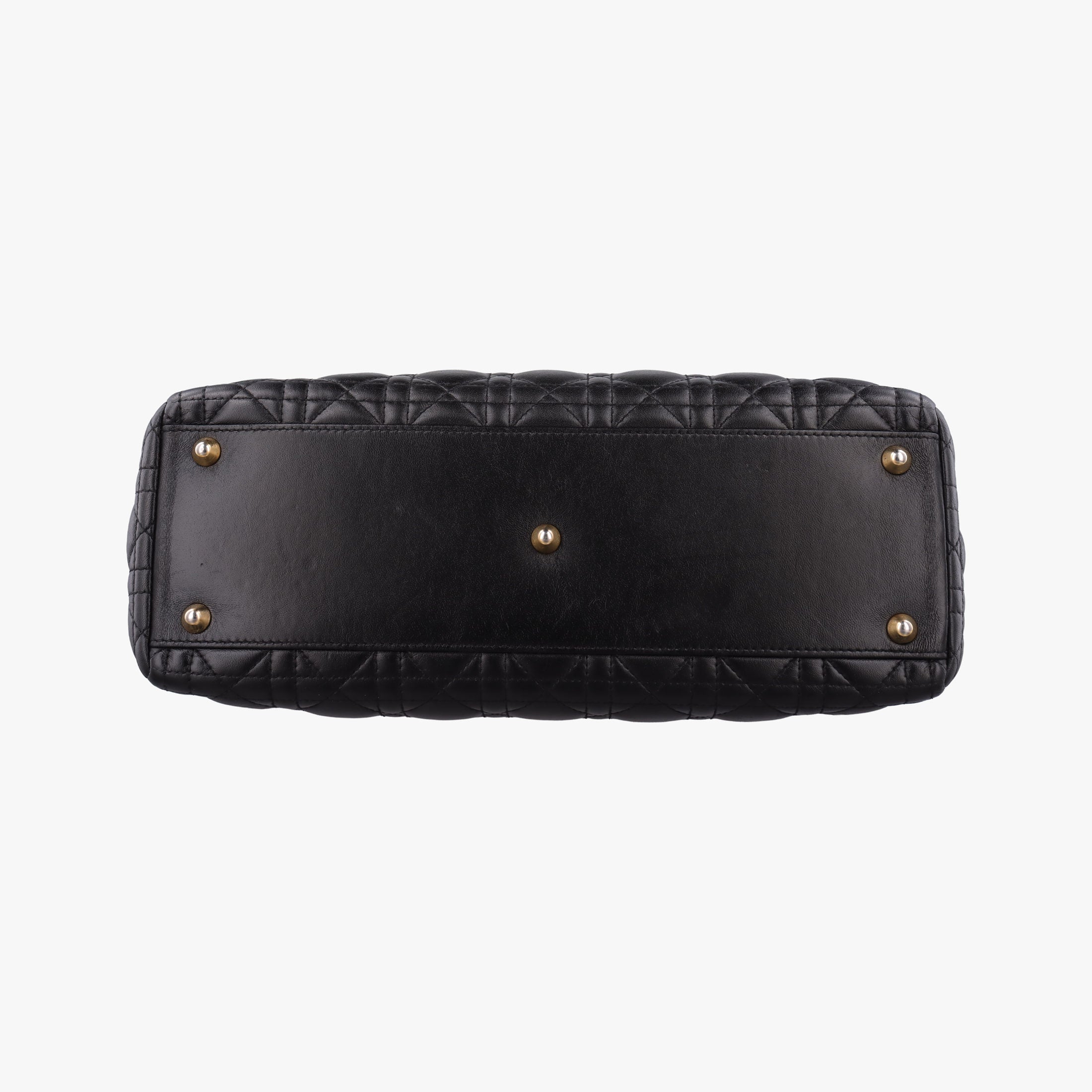 Lady Dior Black lambskin 08-MA-0191レディディオール ブラック ラムスキン 08-MA-0191