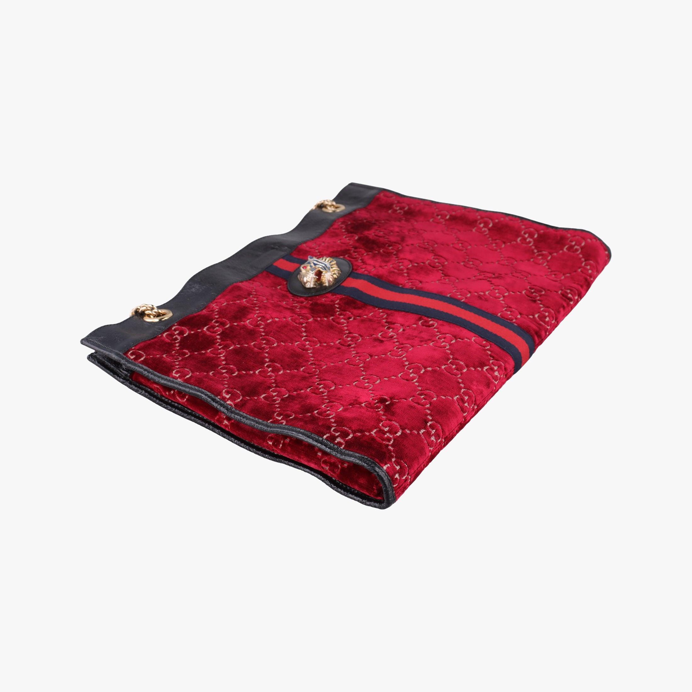 Rajah Red × Black velour × Leather 537219 C027641824ラジャ レッド × ブラック ベロア × レザー 537219 C027641824