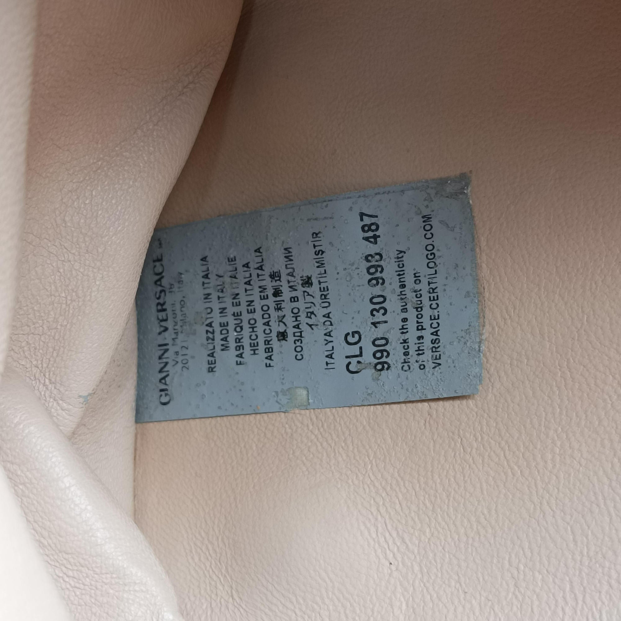Medusa Palazzo White lambskin 990 130 998 487メデューサ パラッツォ ホワイト ラムスキン 990 130 998 487