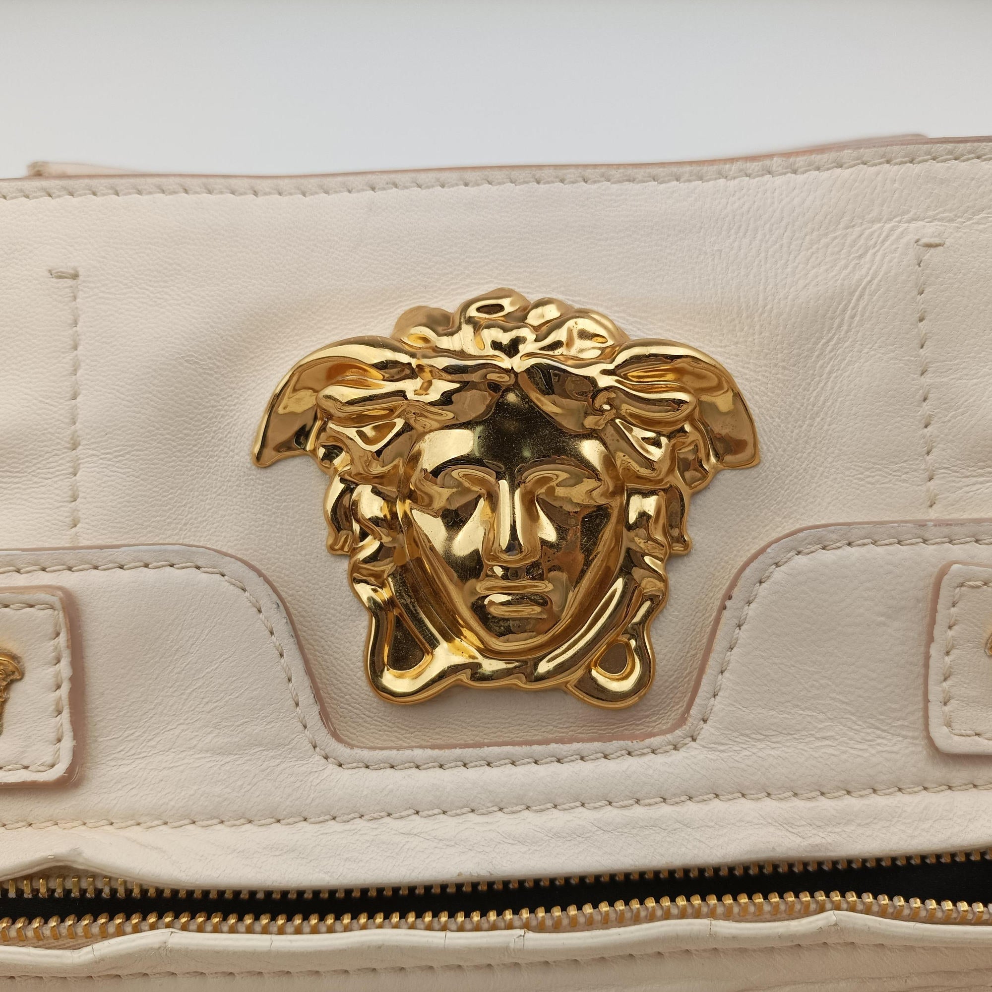 Medusa Palazzo White lambskin 990 130 998 487メデューサ パラッツォ ホワイト ラムスキン 990 130 998 487