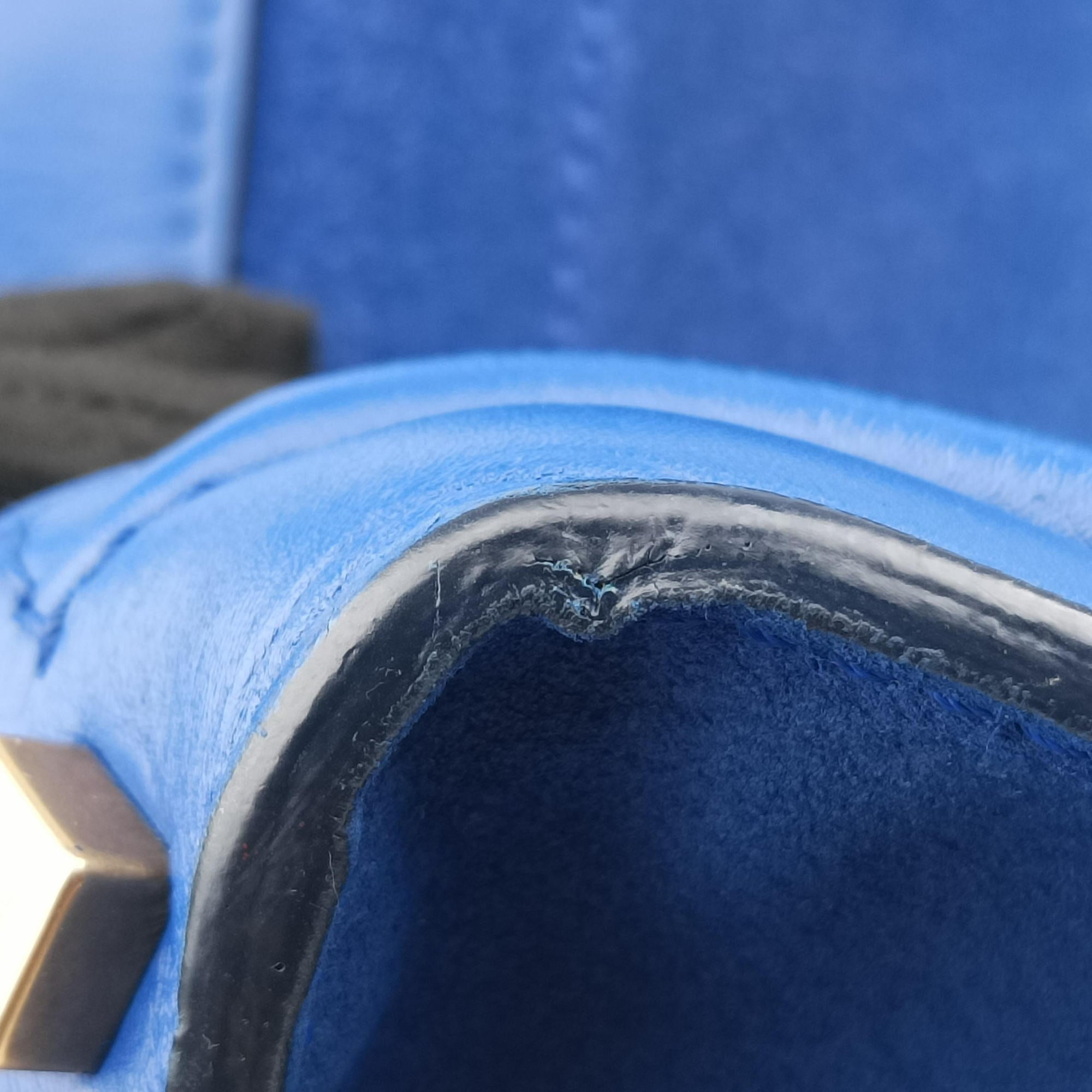 Luggage Mini Shopper Blue Suede × Leather S-ZP-1101ラゲージミニショッパー ブルー スエード × レザー S-ZP-1101