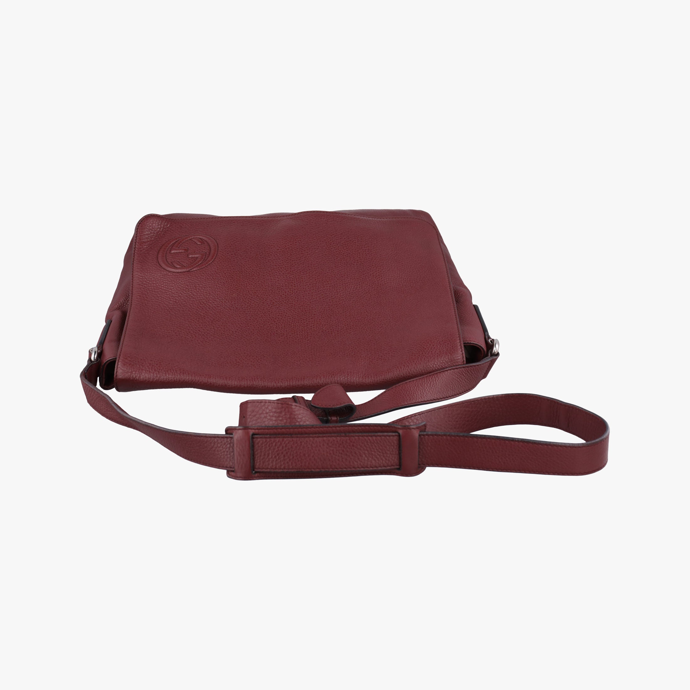Interlocking G Logo Soho Messenger Burgundy Leather 322056 A014619425インターロッキングG ソーホー メッセンジャー ワインレッド レザー 322056 A014619425