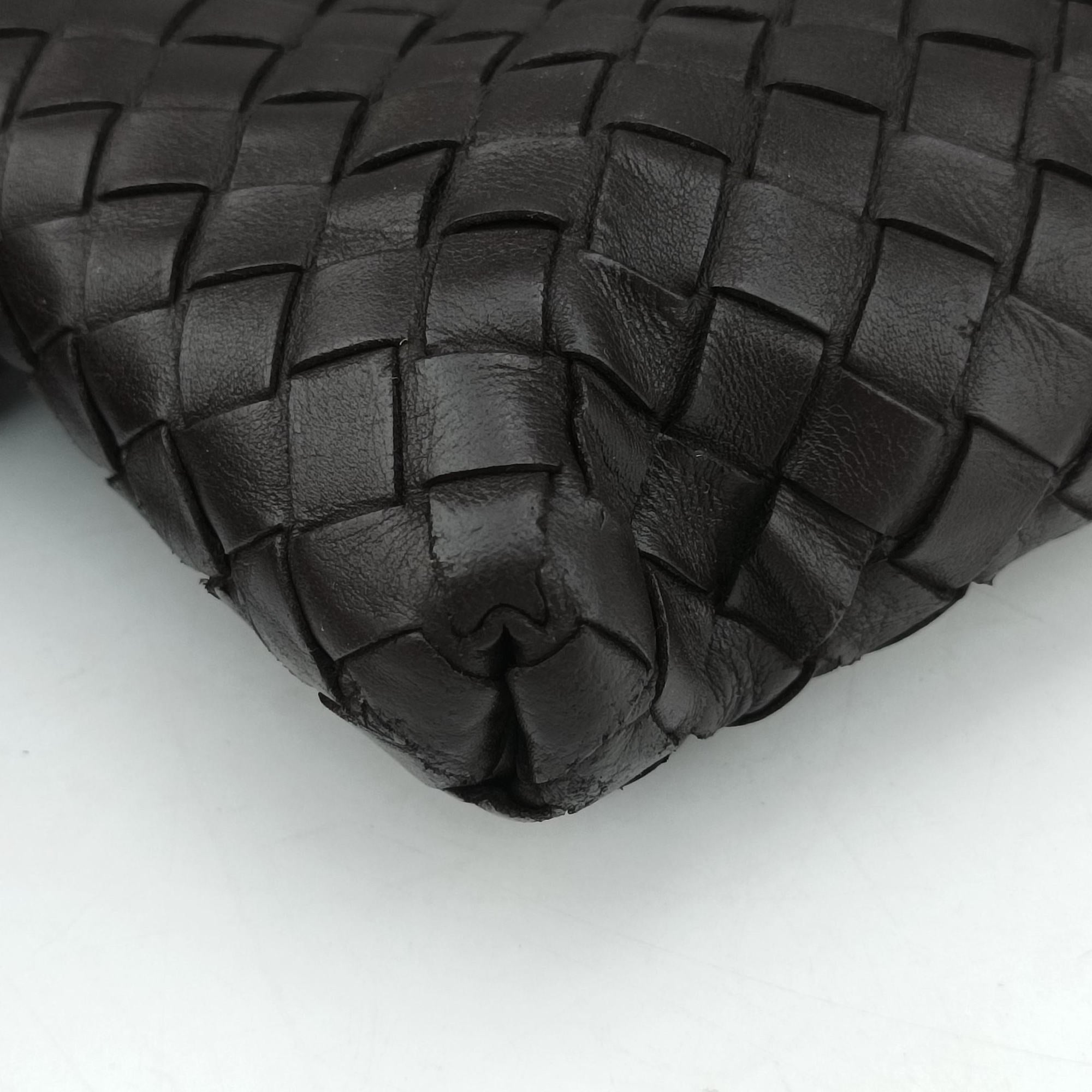 Intrecciato Brown lambskin B00756412Qイントレチャート ブラウン ラムスキン B00756412Q