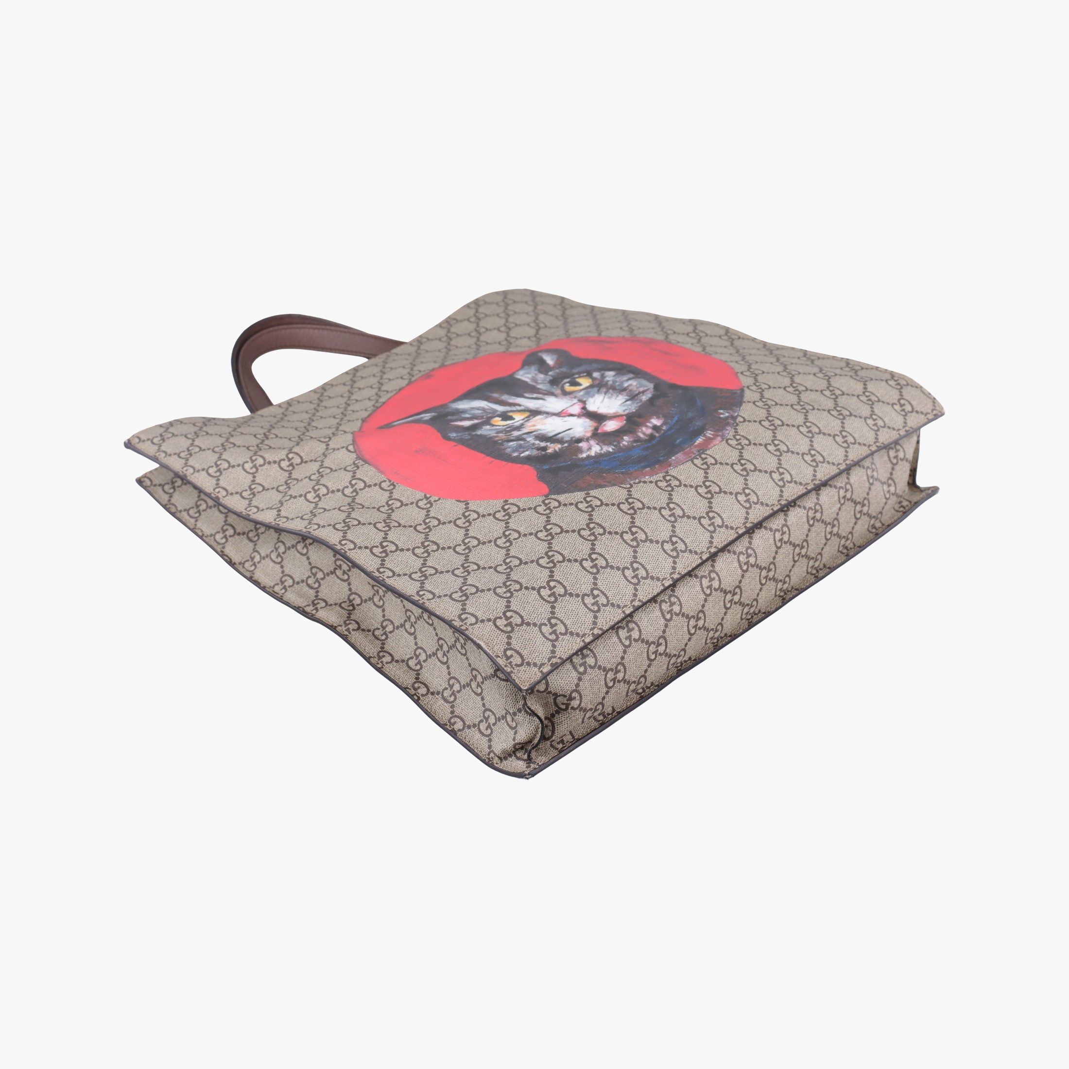 GG Supreme Mystic Cat beige×Multicolour PVC coated canvas 450950 G023680129GGスプリーム ミスティックキャット ベージュ×マルチカラー PVCコーティングキャンバス 450950 G023680129