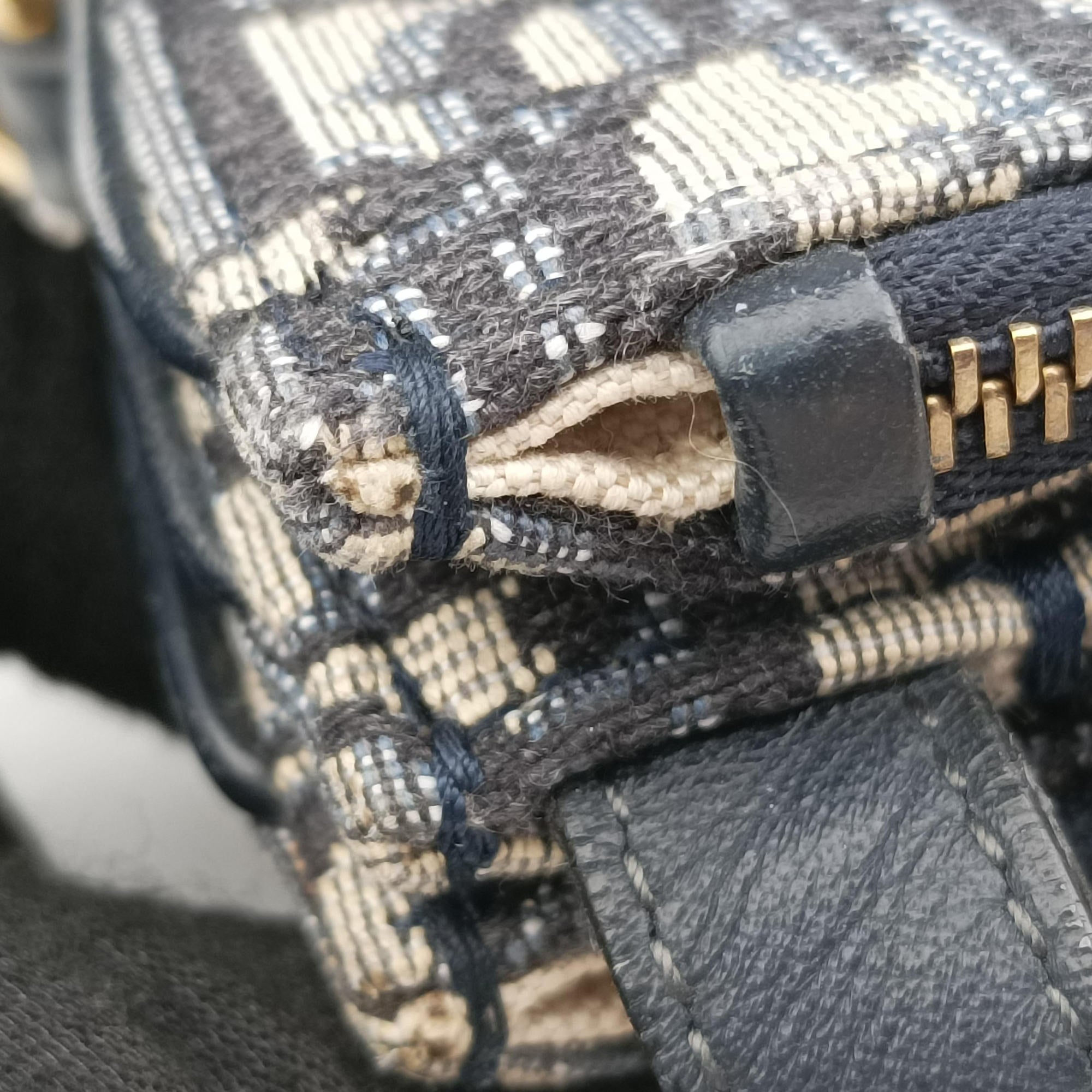 Saddle Navy×Gray Jacquard 12-MA-1119サドル ネイビー×グレー ジャガード 12-MA-1119