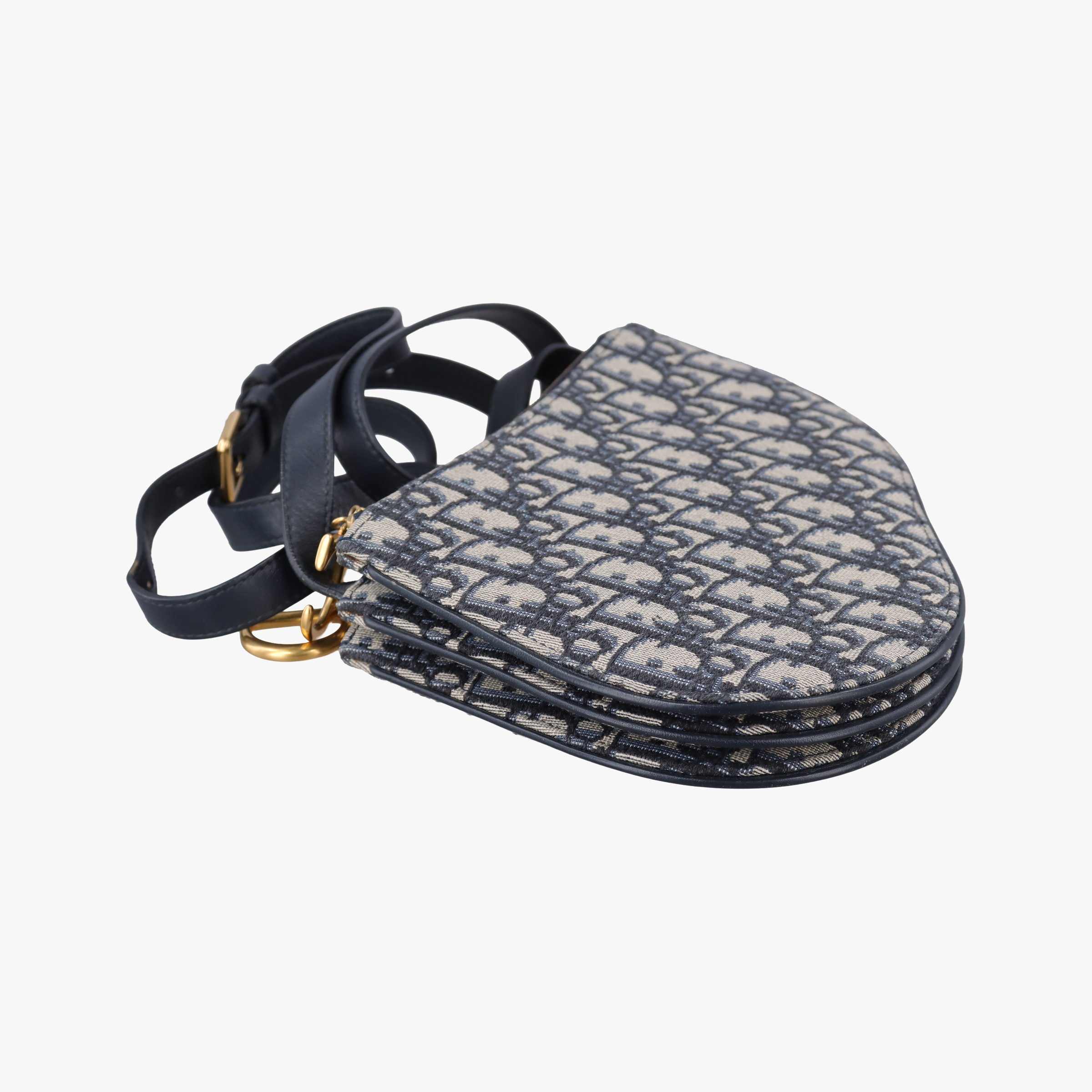 Saddle Navy×Gray Jacquard 12-MA-1119サドル ネイビー×グレー ジャガード 12-MA-1119