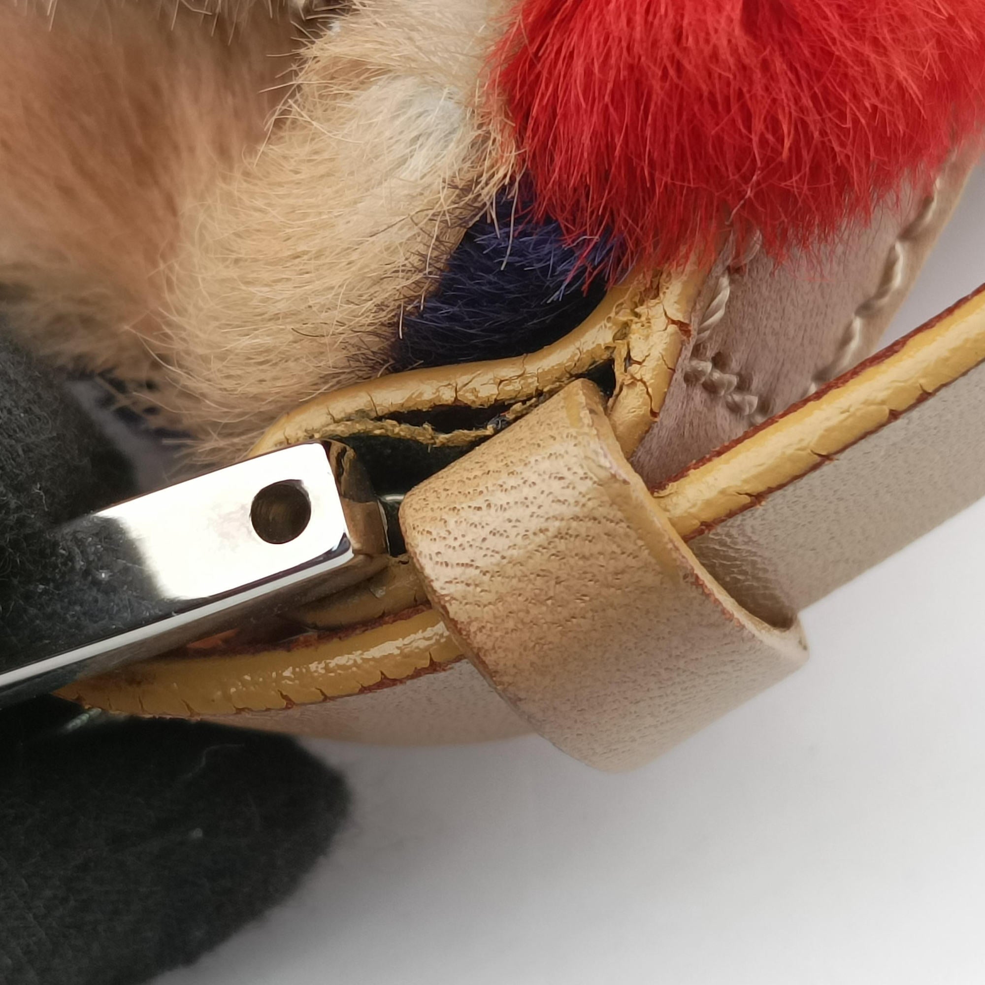 Color Block Baguette MultiColor ponyhair 26685 2373 26685 009カラーブロック バゲット マルチカラー ハラコ 26685 2373 26685 009