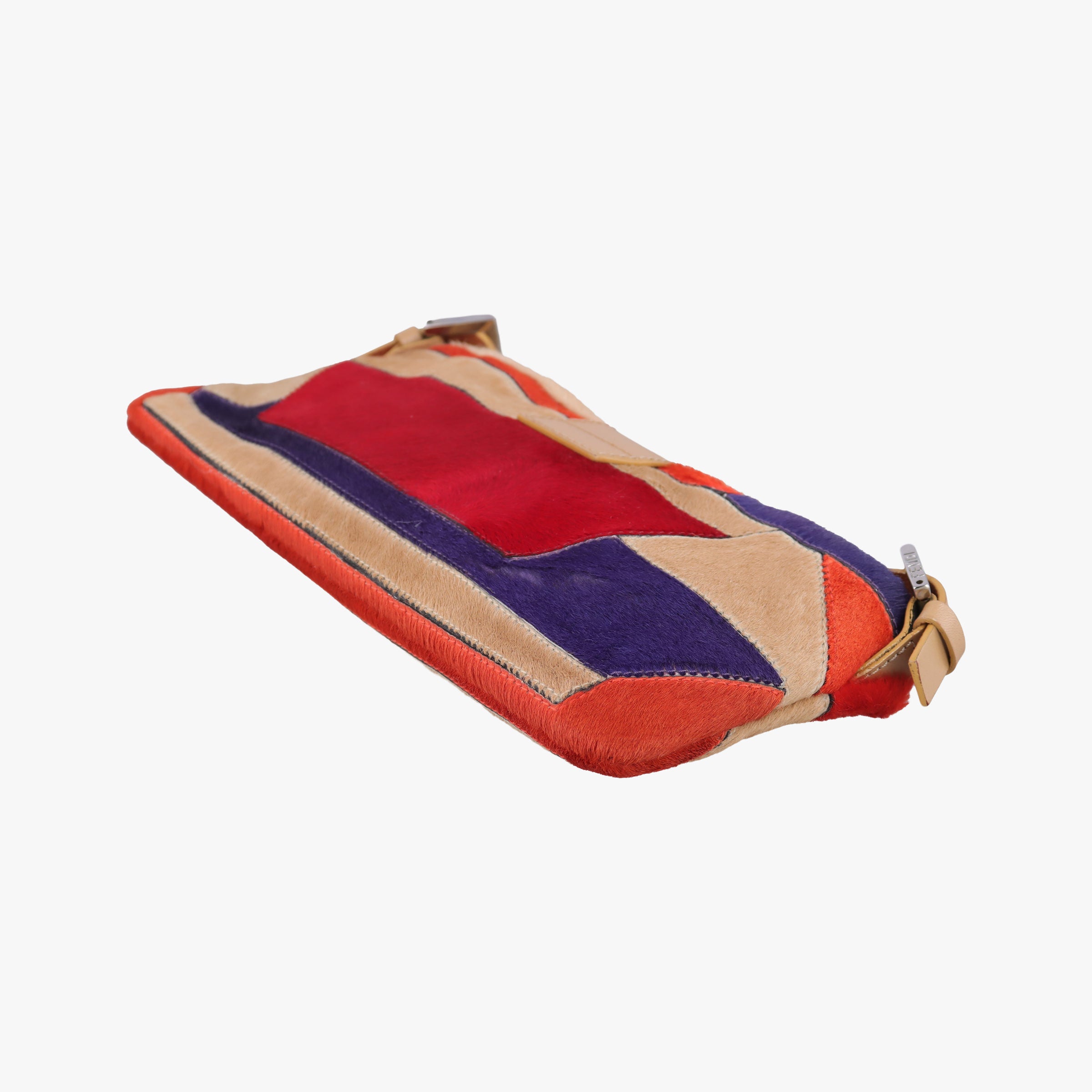 Color Block Baguette MultiColor ponyhair 26685 2373 26685 009カラーブロック バゲット マルチカラー ハラコ 26685 2373 26685 009