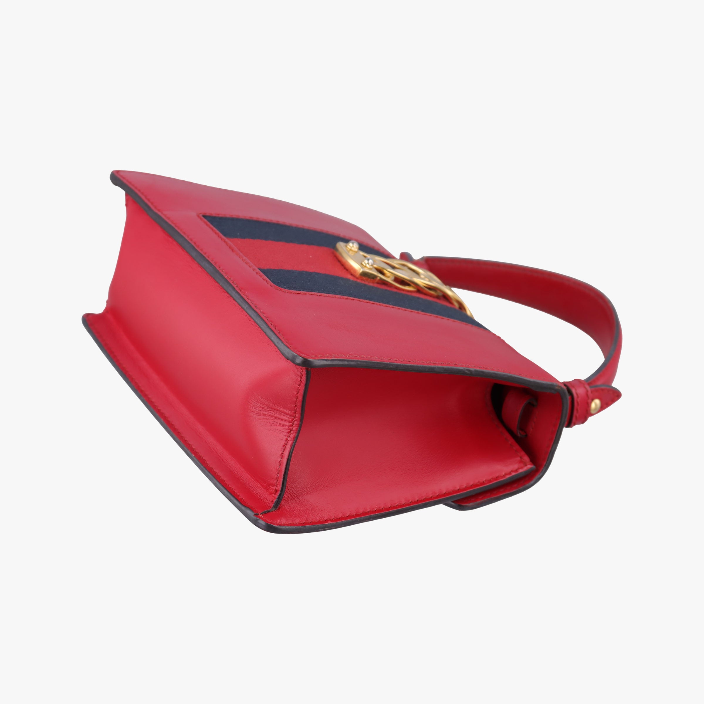 Sylvie Red×navy Leather 470270 B021588884シルヴィ レッド×ネイビー レザー 470270 B021588884