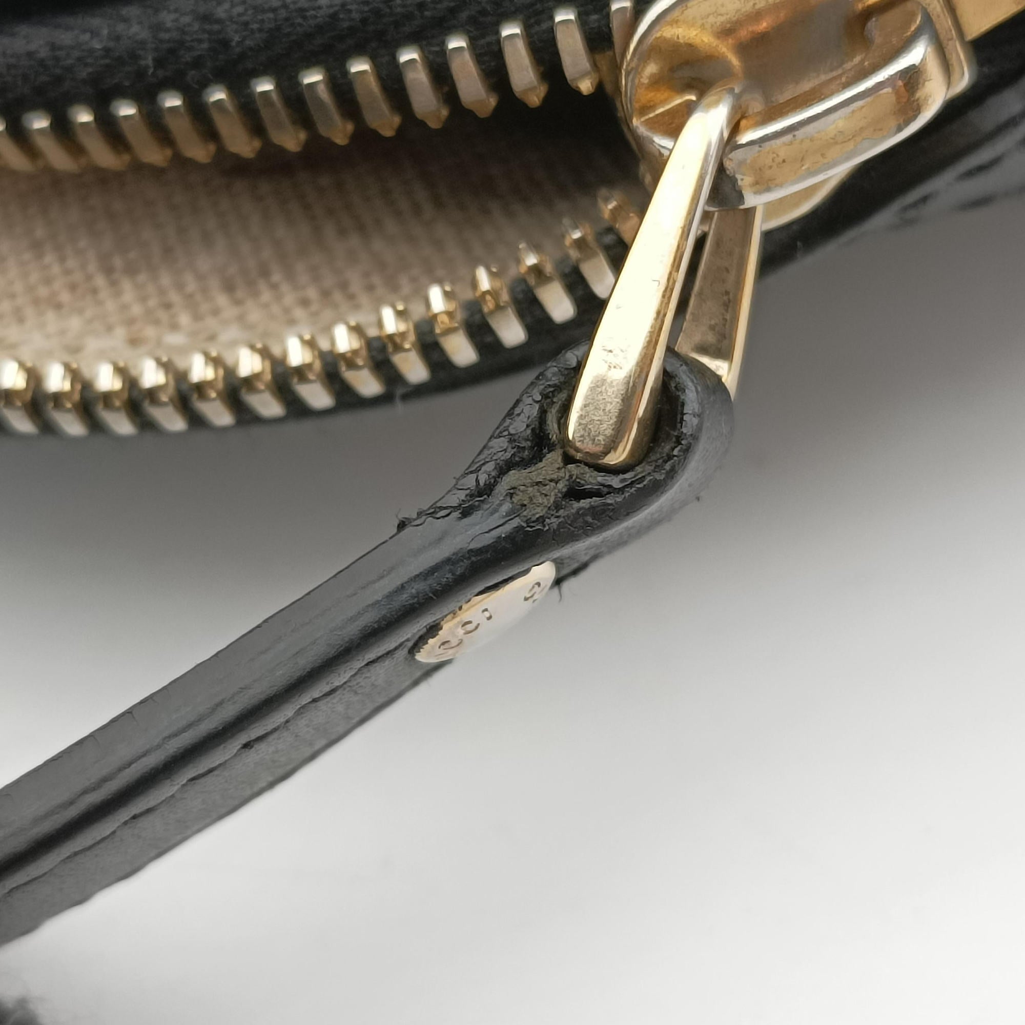 Microguccissima Black Leather 449654 Lot number unknownマイクログッチシマ ブラック レザー 449654 製番不明