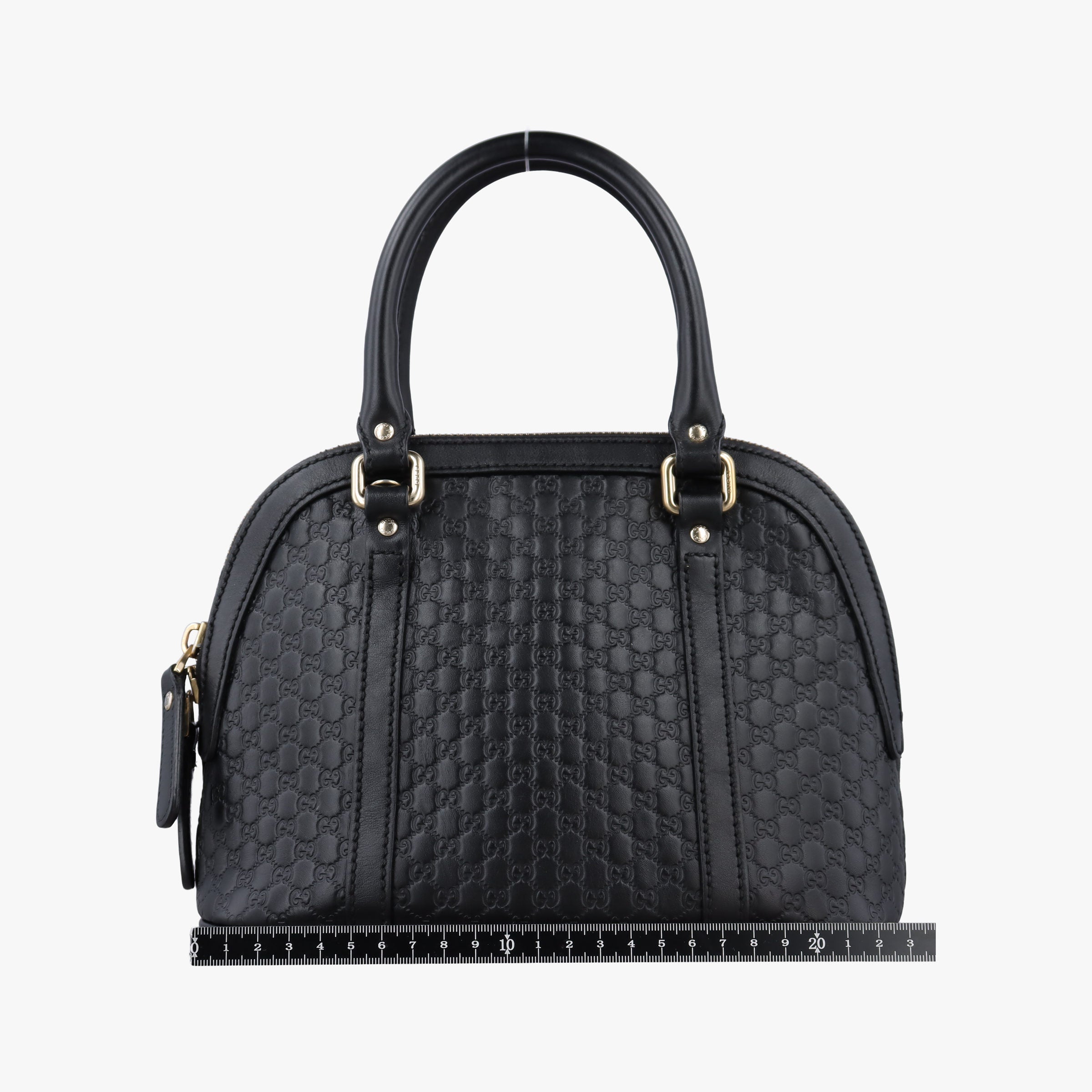 Microguccissima Black Leather 449654 Lot number unknownマイクログッチシマ ブラック レザー 449654 製番不明