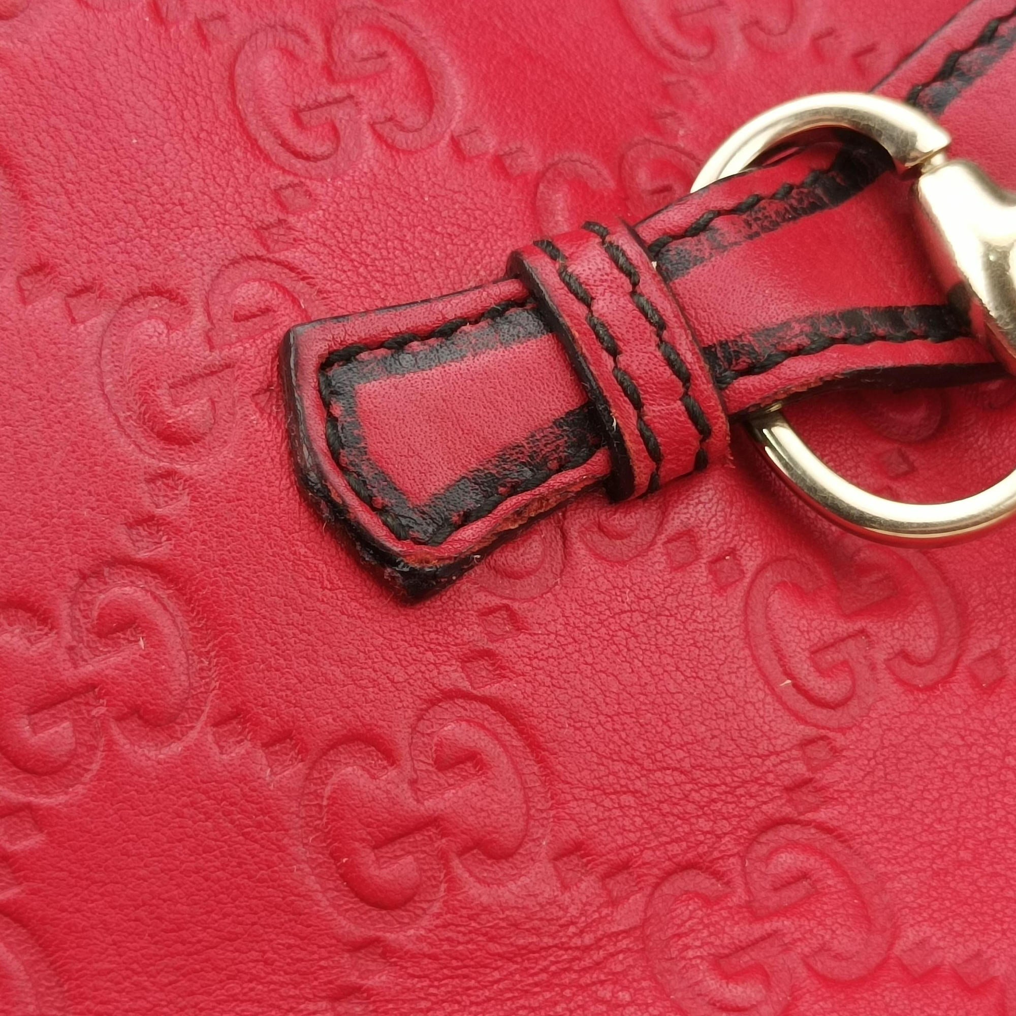 Emily Red Leather 295403 C012786601エミリー レッド レザー 295403 C012786601