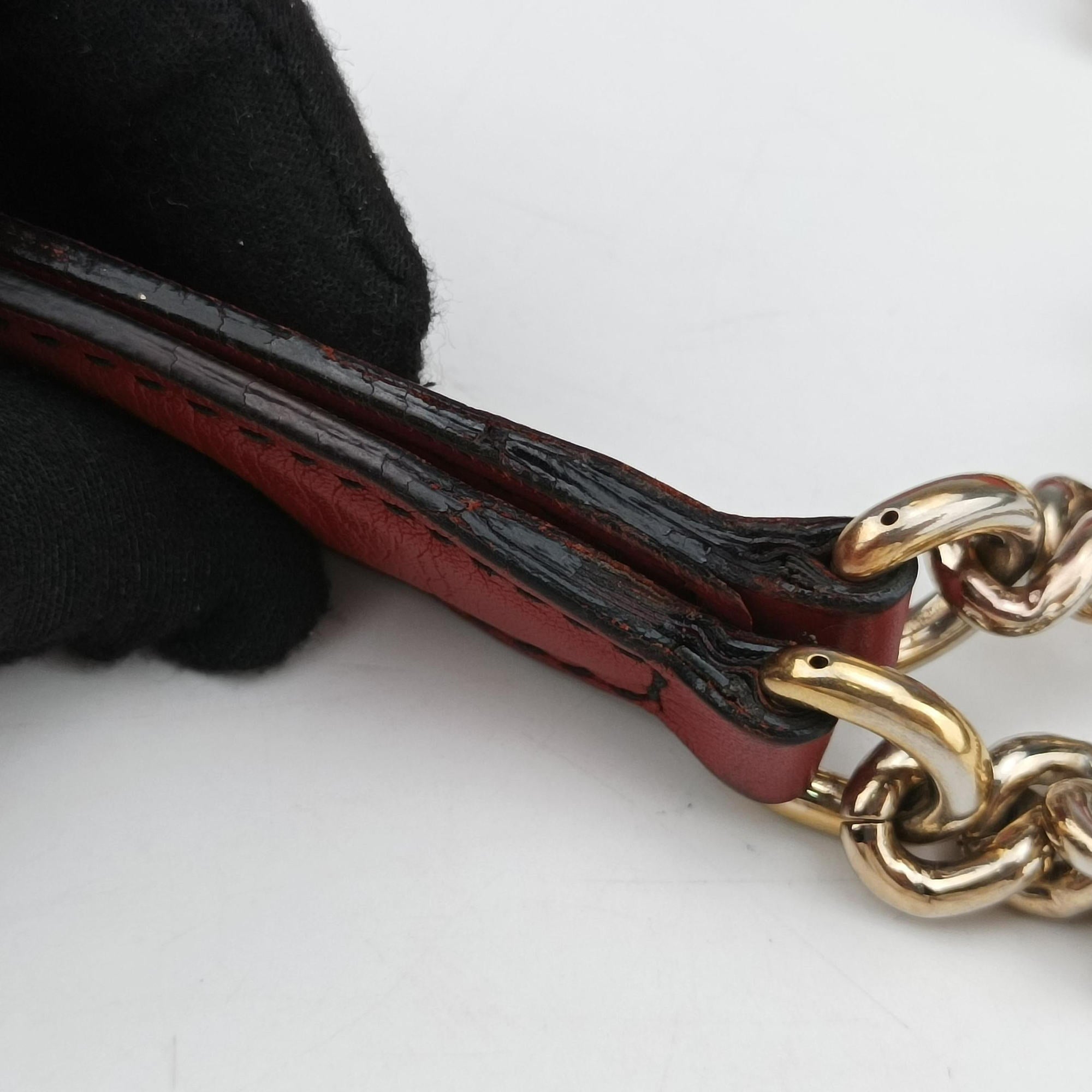 Emily Red Leather 295403 C012786601エミリー レッド レザー 295403 C012786601