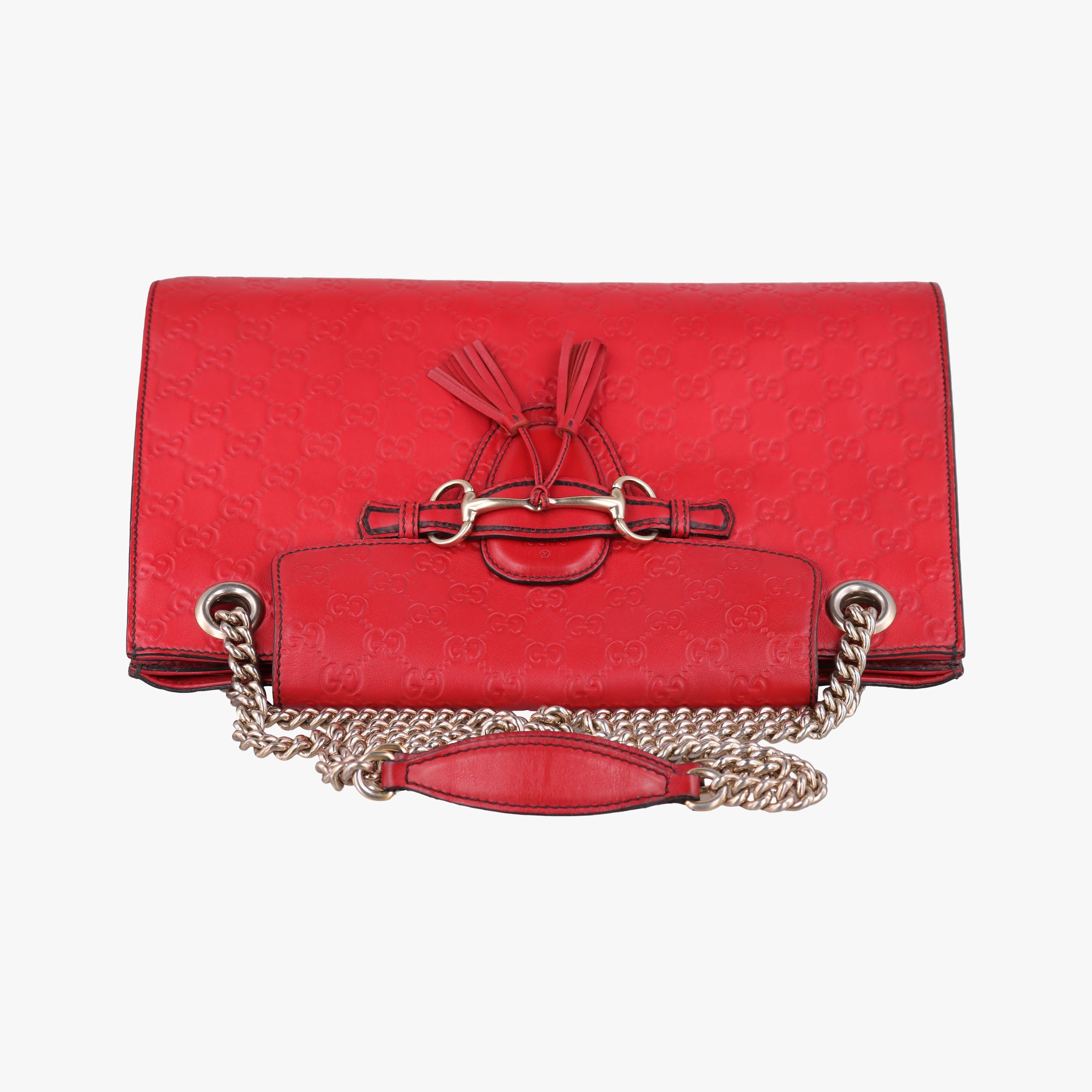 Emily Red Leather 295403 C012786601エミリー レッド レザー 295403 C012786601