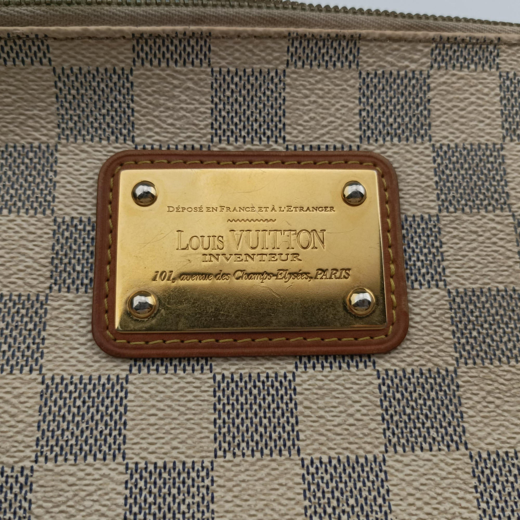 EVA AZUR Damier Canvas N55214 SN1162エヴァ アズール ダミエキャンバス N55214 SN1162