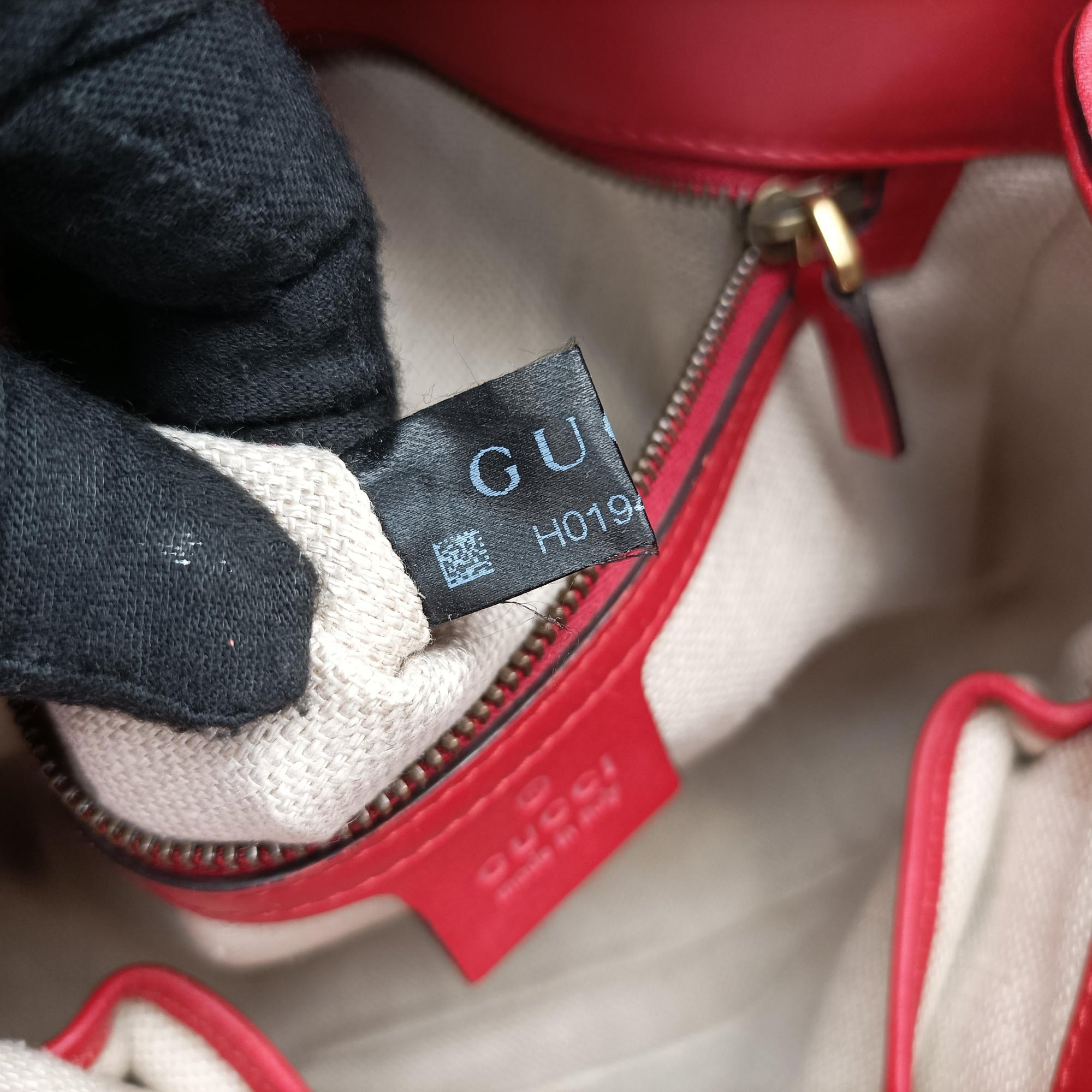 Lady Web khaki×red canvas×leather 383848 H019489691レディ ウェブ カーキ×レッド キャンバス×レザー 383848 H019489691