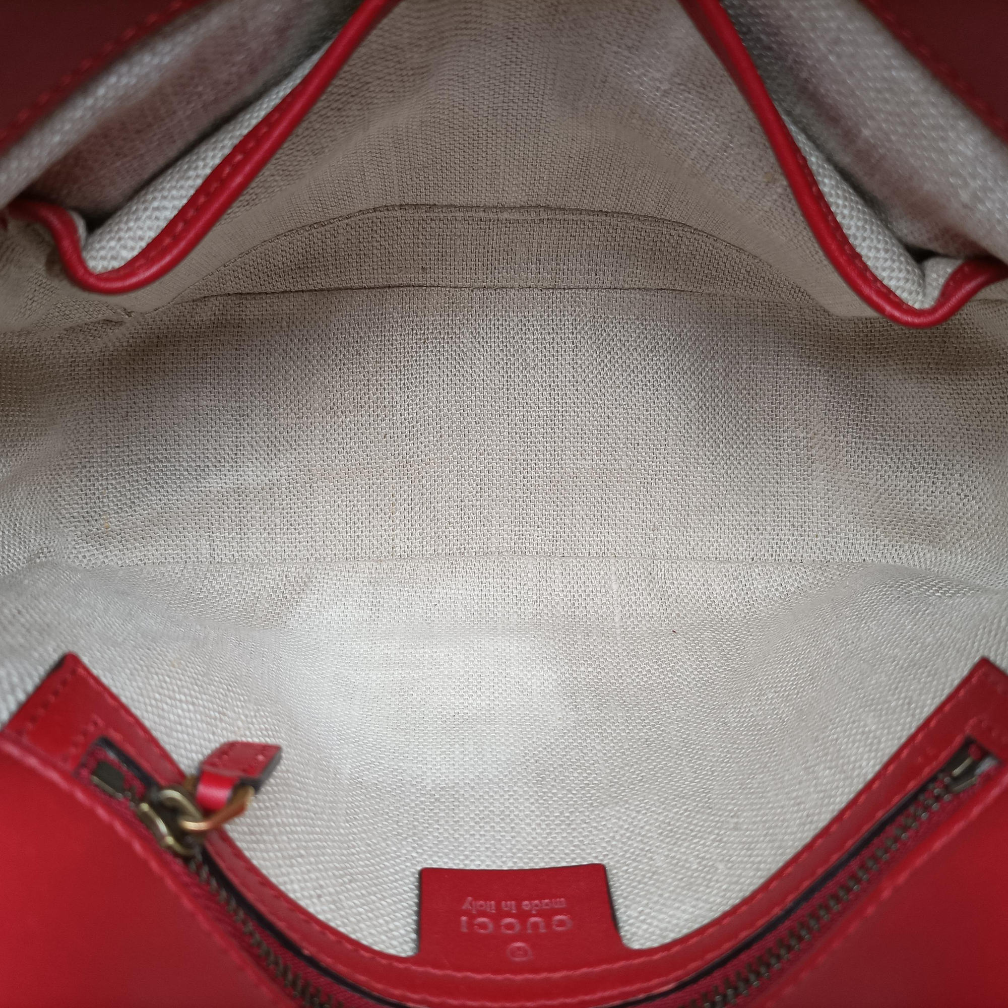 Lady Web khaki×red canvas×leather 383848 H019489691レディ ウェブ カーキ×レッド キャンバス×レザー 383848 H019489691