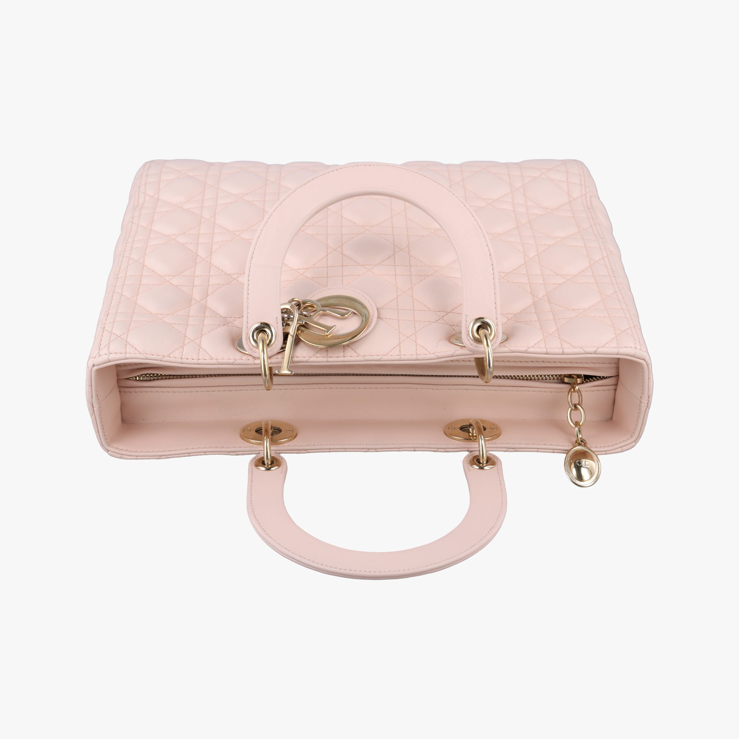 Lady Dior Pink lambskin 15-BO-0124レディディオール ピンク ラムスキン 15-BO-0124