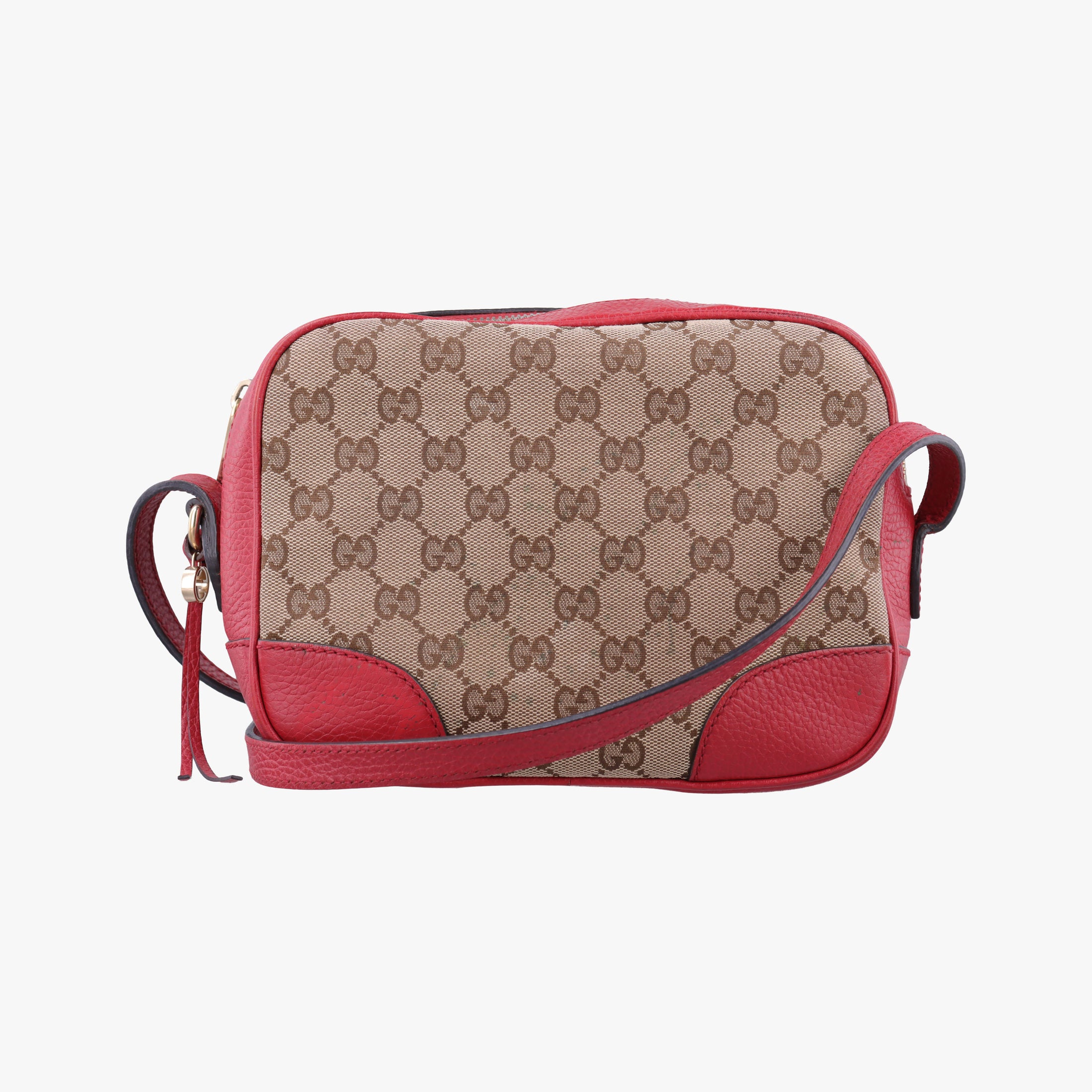 Bree Microguccissima khaki×red canvas×leather 449413 G026324009ブリー マイクログッチシマ カーキ×レッド キャンバス×レザー 449413 G026324009