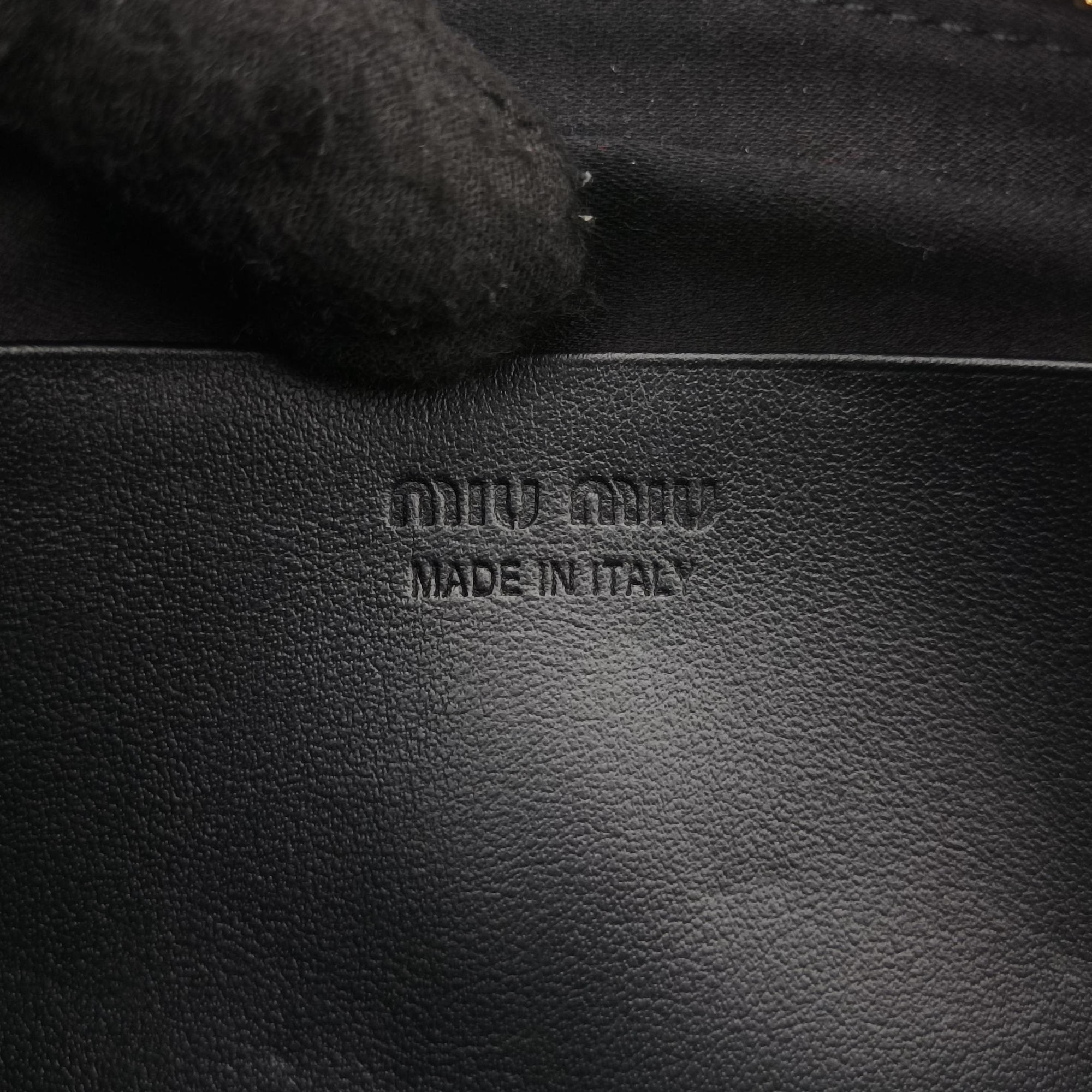Logo belt Black leather DNP104ロゴベルト ブラック レザー DNP104