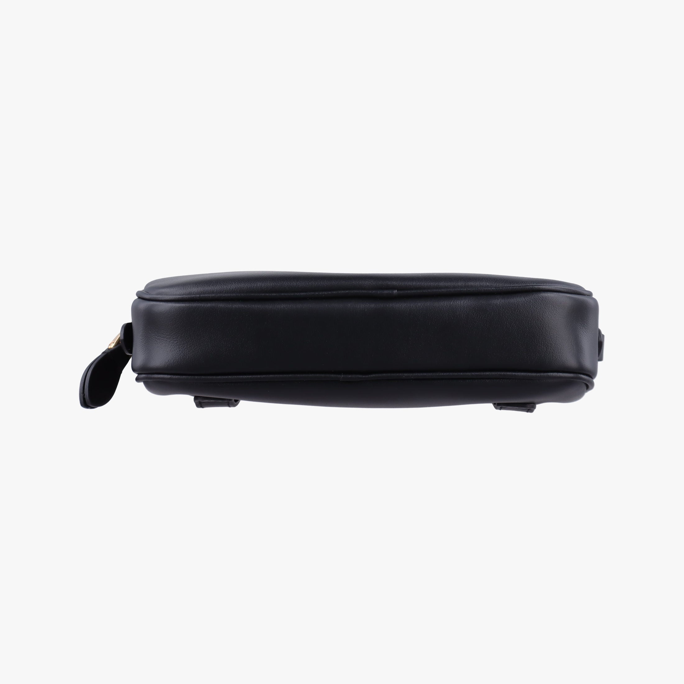 Logo belt Black leather DNP104ロゴベルト ブラック レザー DNP104