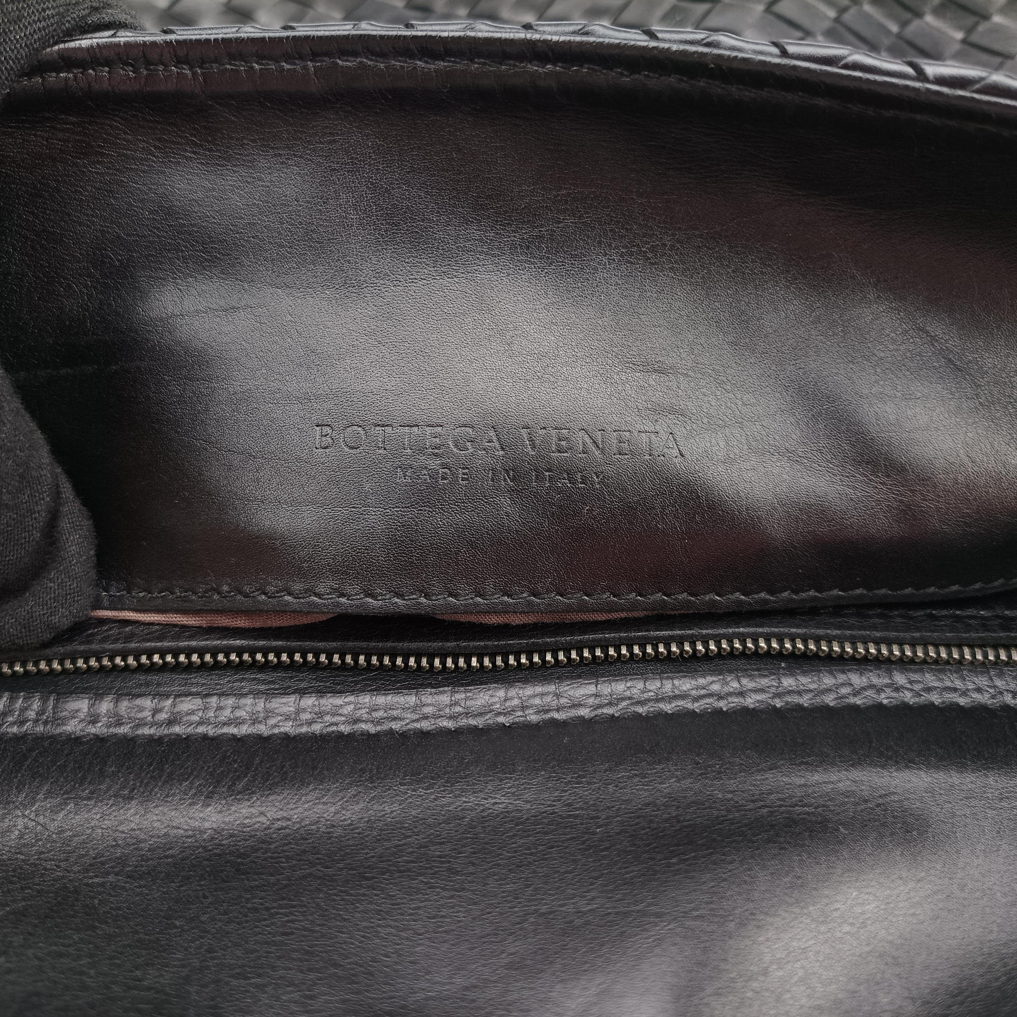 Intrecciato Black lambskin B01814913Pイントレチャート ブラック ラムスキン B01814913P