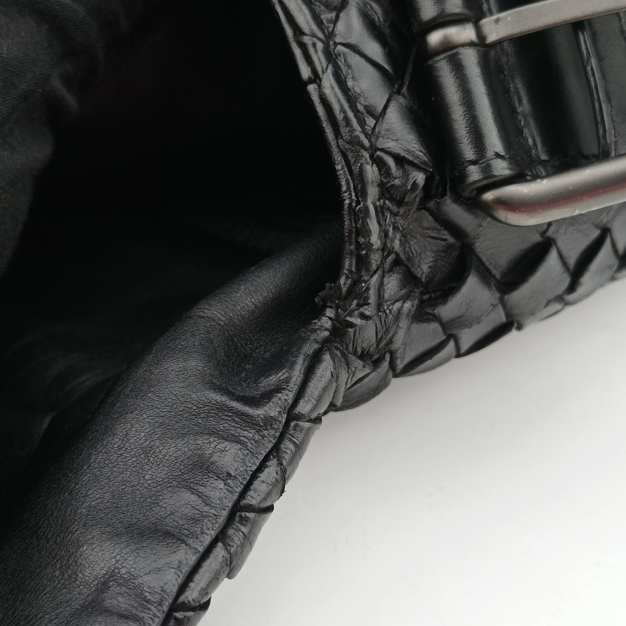 Intrecciato Black lambskin B01814913Pイントレチャート ブラック ラムスキン B01814913P