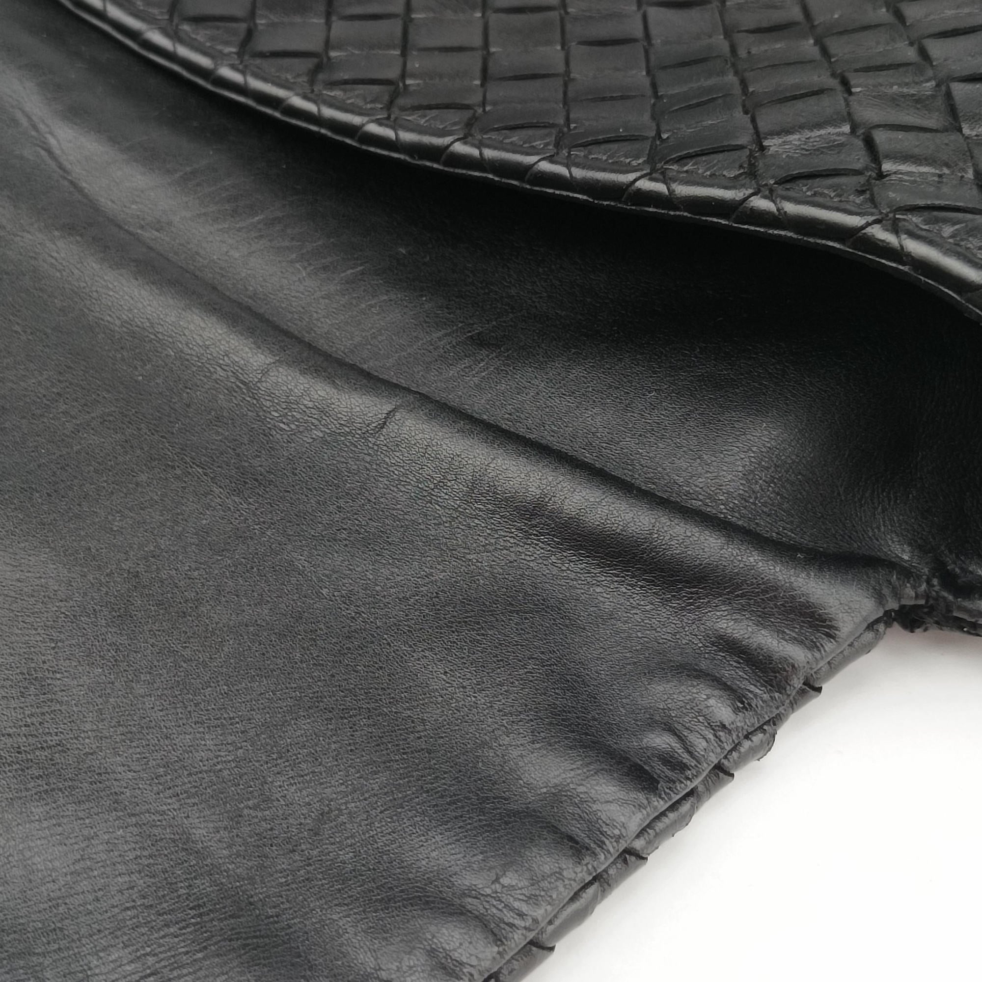 Intrecciato Black lambskin B01814913Pイントレチャート ブラック ラムスキン B01814913P