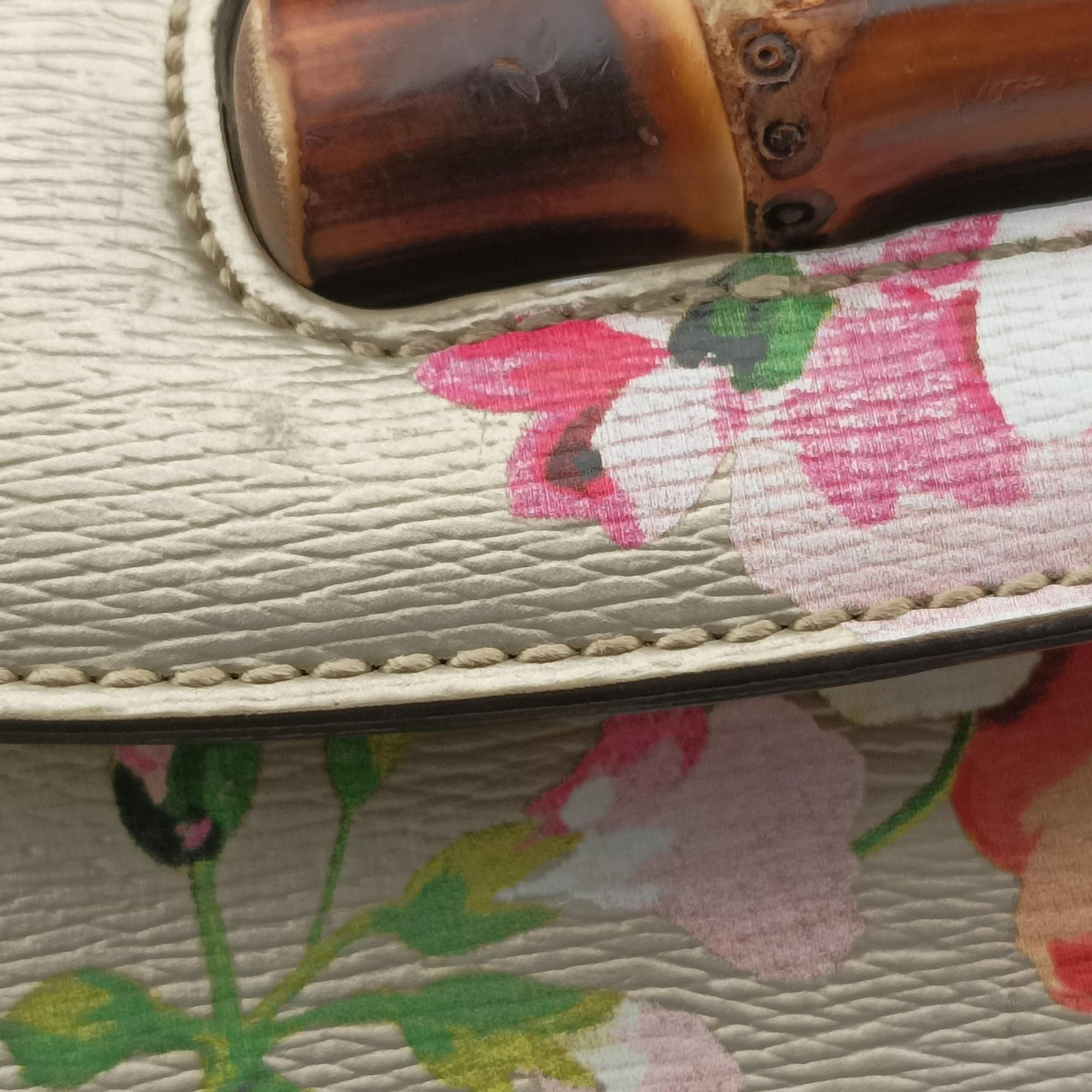 Bamboo Golden×Multicolour Leather 409398 B01987410バンブー ゴールド×マルチカラー レザー 409398 B01987410
