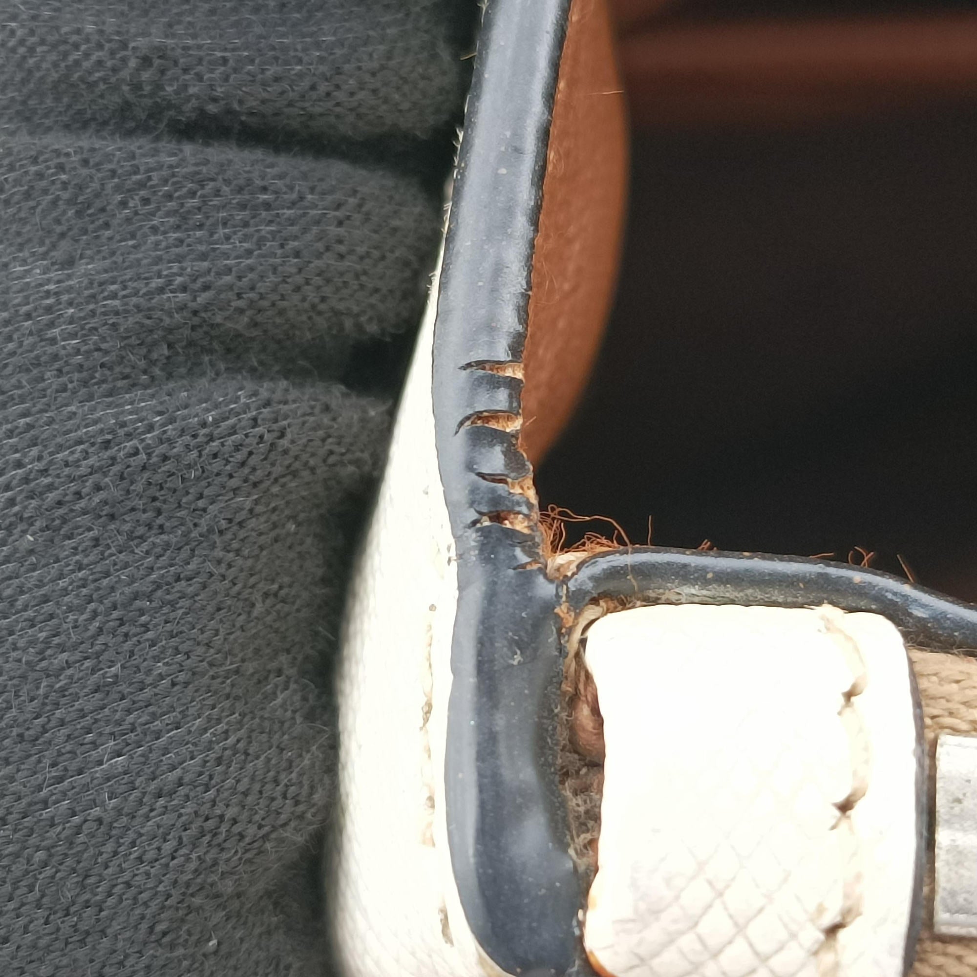 Galleria Brown × Black × White Leather 180/Aガレリア ブラウン × ブラック × ホワイト レザー 180/A