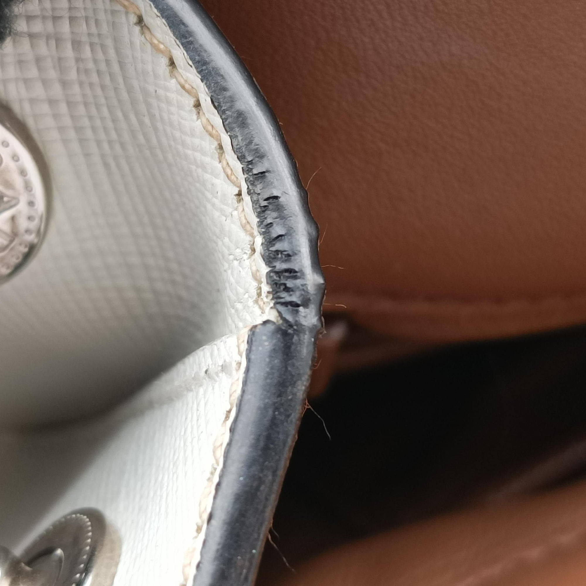 Galleria Brown × Black × White Leather 180/Aガレリア ブラウン × ブラック × ホワイト レザー 180/A