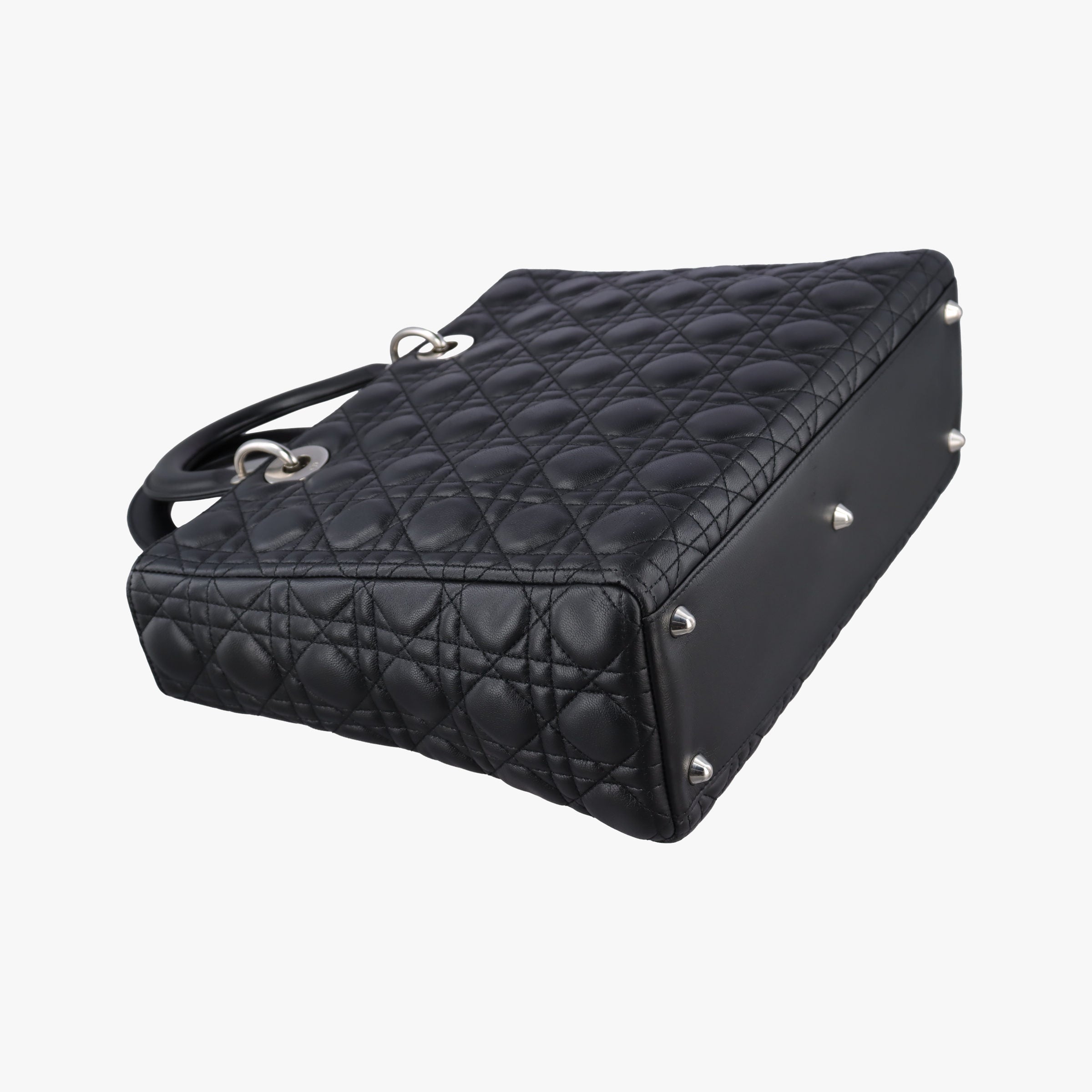 Lady Dior Black lambskin 26-MA-1111レディディオール ブラック ラムスキン 26-MA-1111
