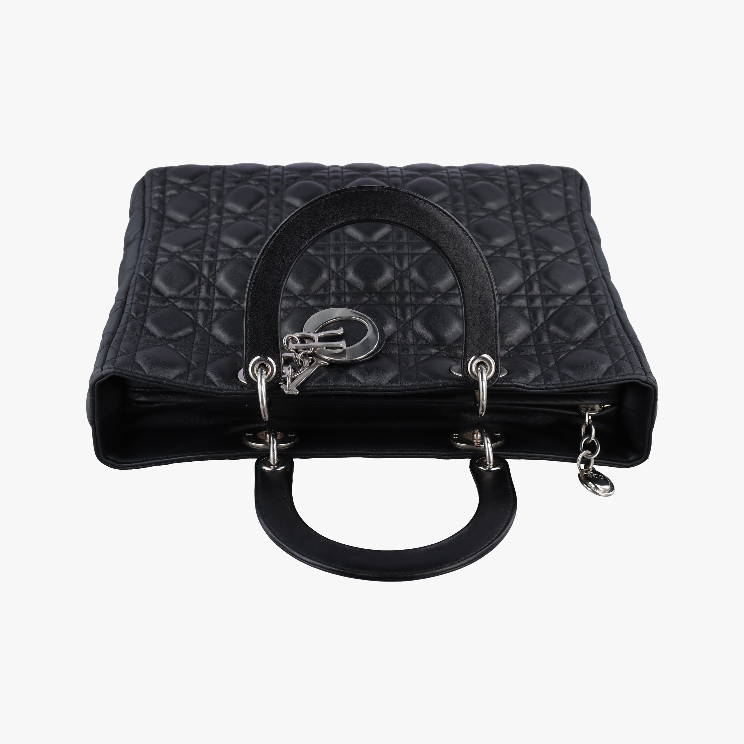 Lady Dior Black lambskin 26-MA-1111レディディオール ブラック ラムスキン 26-MA-1111