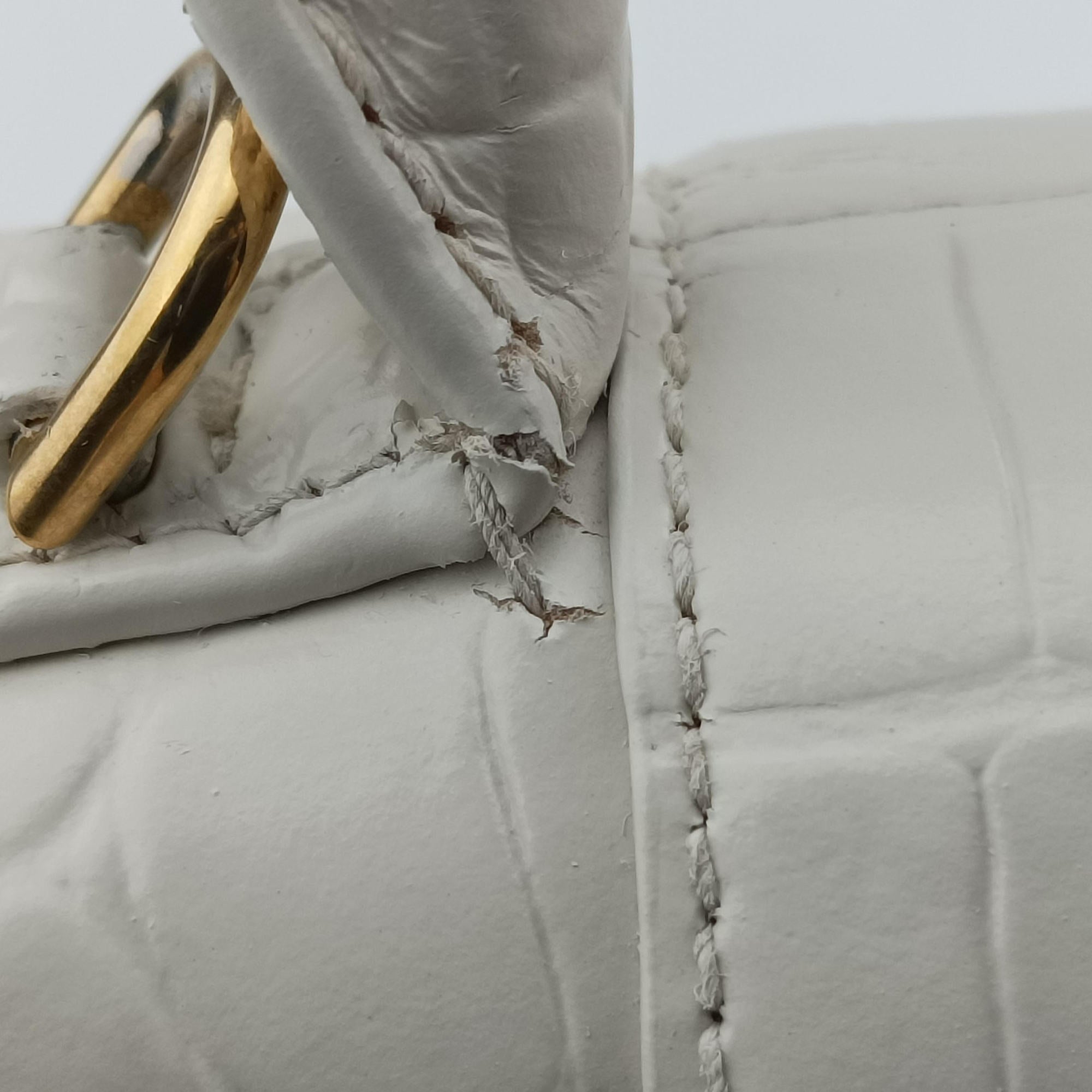 Hourglass mini White leather 592833.9016.R.493075アワーグラス ミニ ホワイト レザー 592833.9016.R.493075
