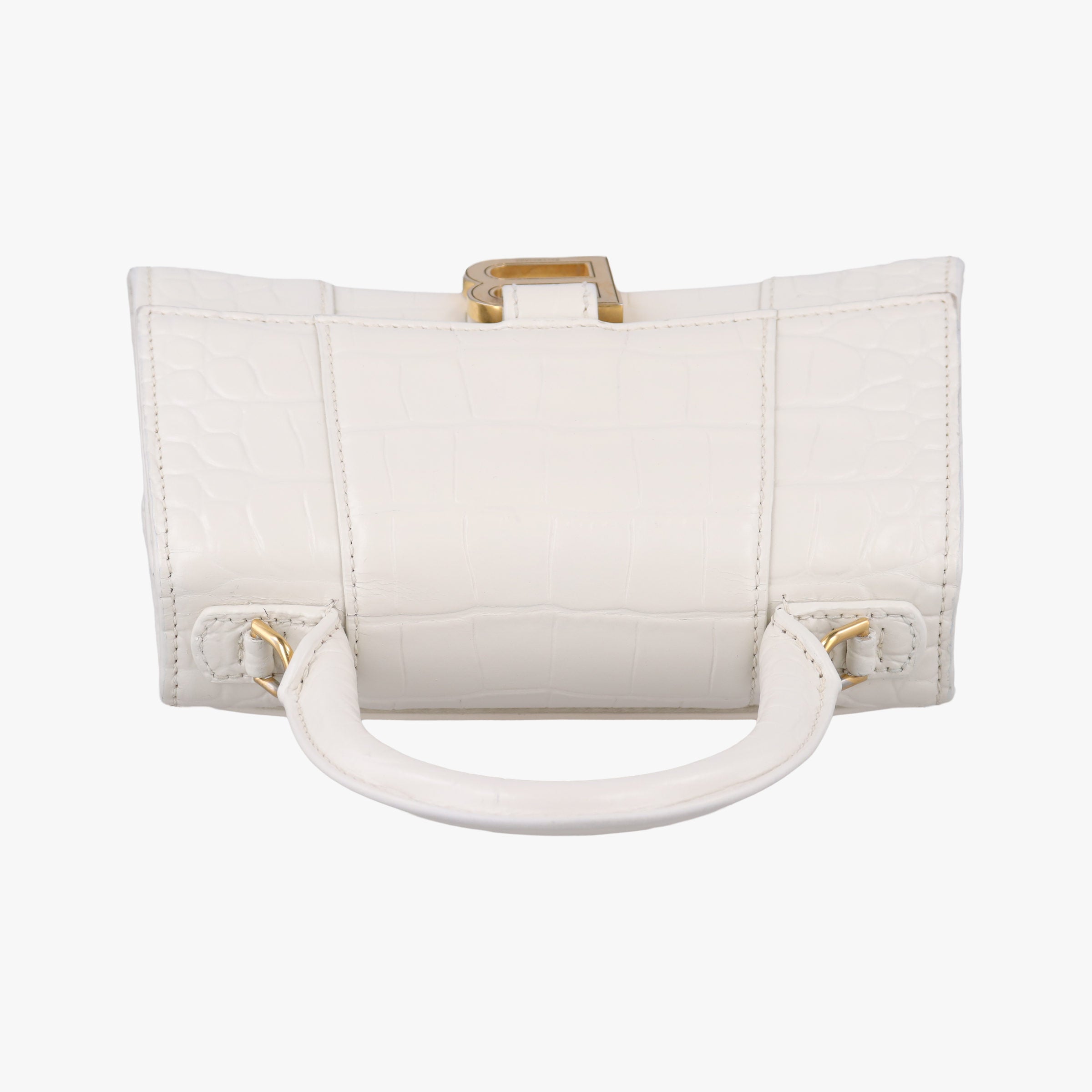 Hourglass mini White leather 592833.9016.R.493075アワーグラス ミニ ホワイト レザー 592833.9016.R.493075
